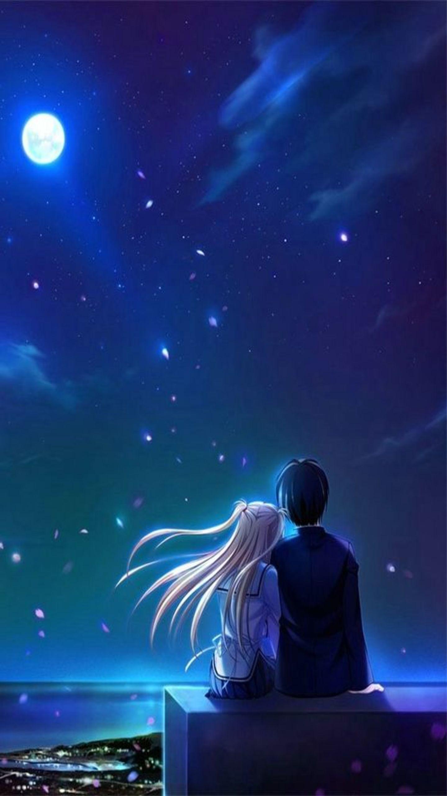 1440x2560 Ultra HD Anime Love Wallpaper