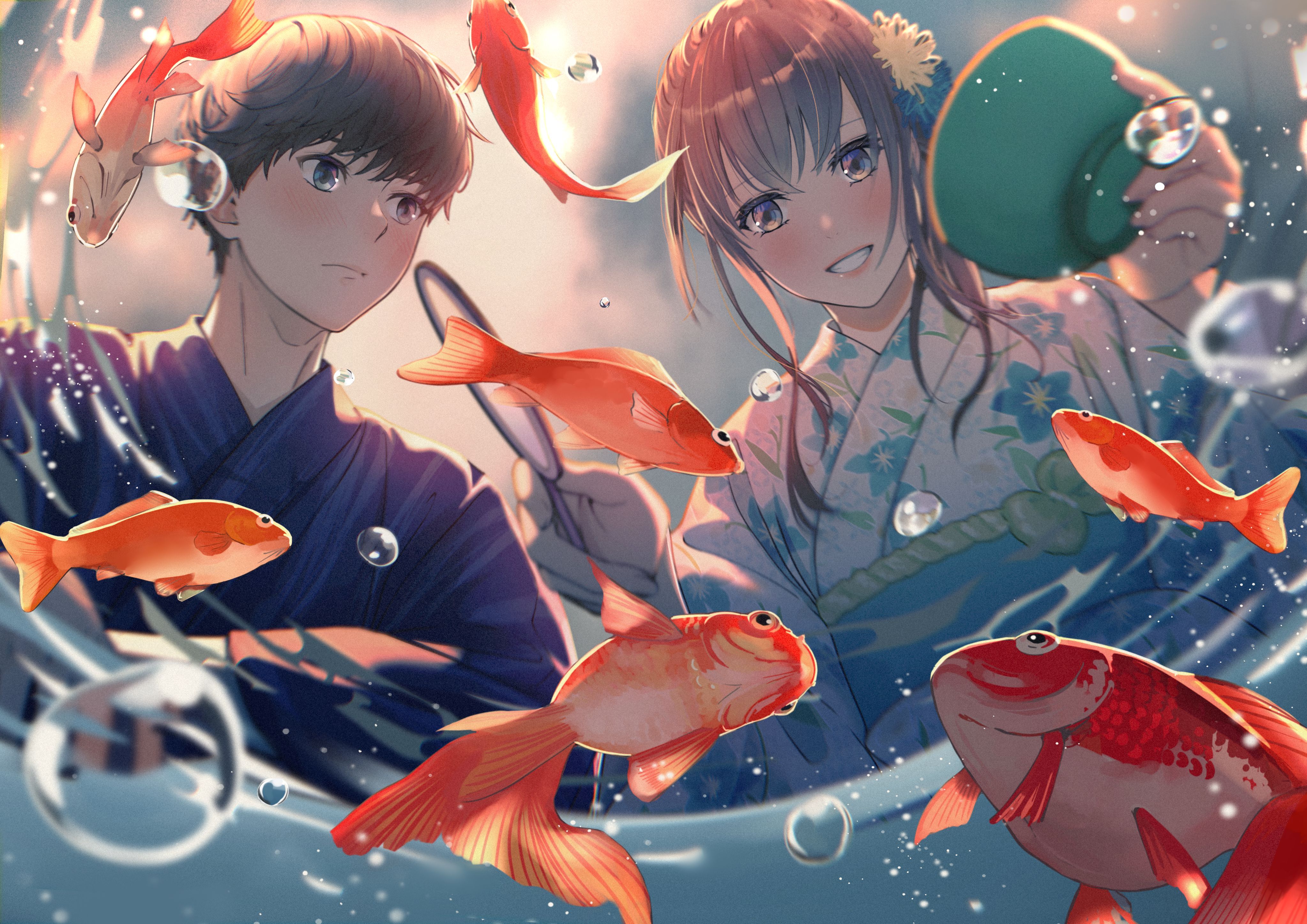 4093x2894 Anime Love 4k Ultra HD Wallpaper by ま