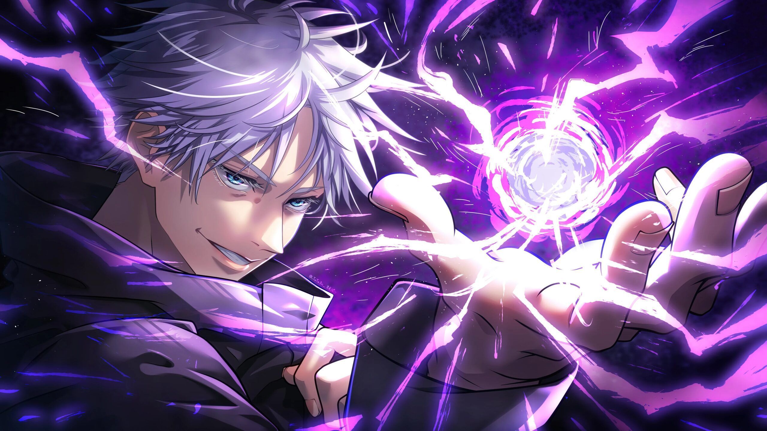 2560x1440 Best Gojo Satoru 4k Wallpaper