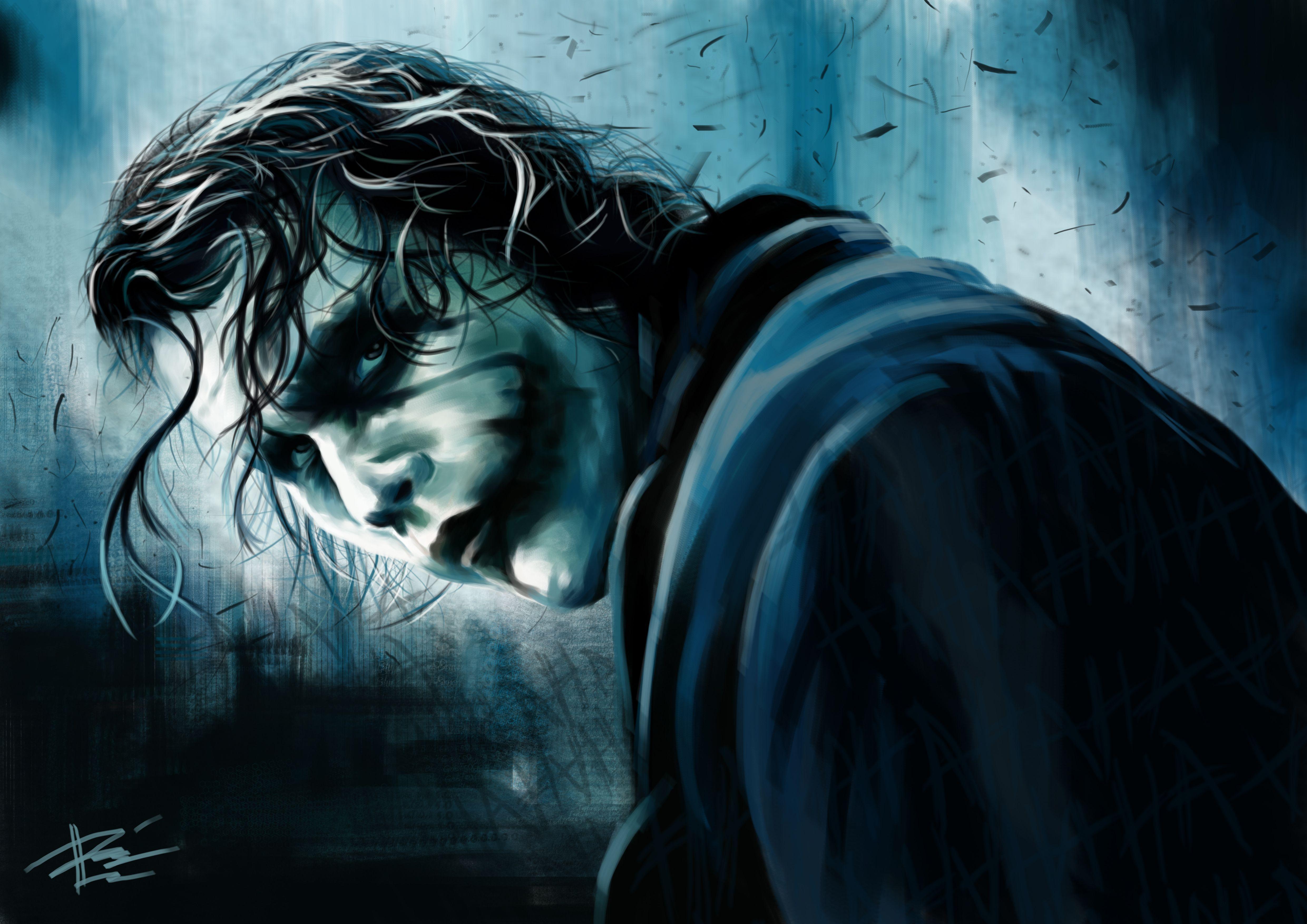 4961x3508 Christopher Nolan Joker Art, HD Superheroes, 4k Wallpaper
