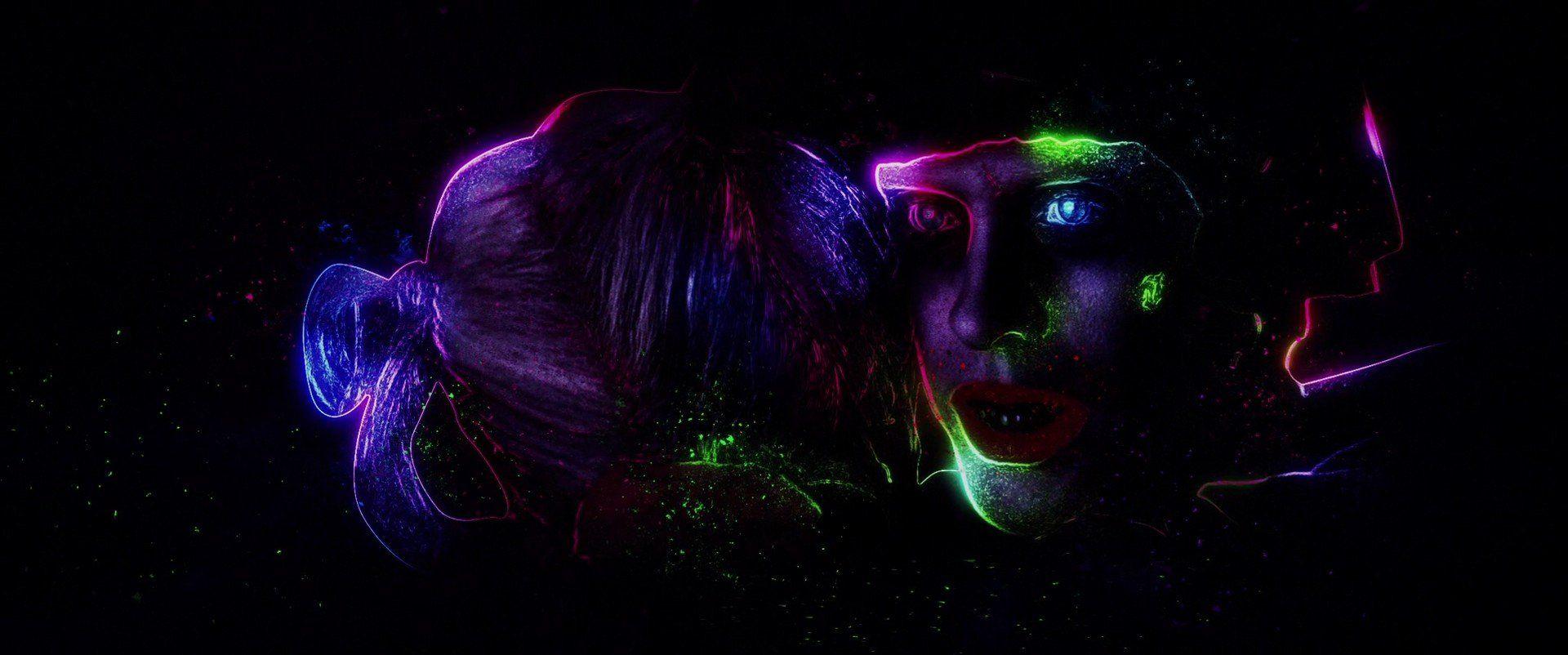1920x802 Joker, Face, Suicide Squad, Artwork, Digital art HD