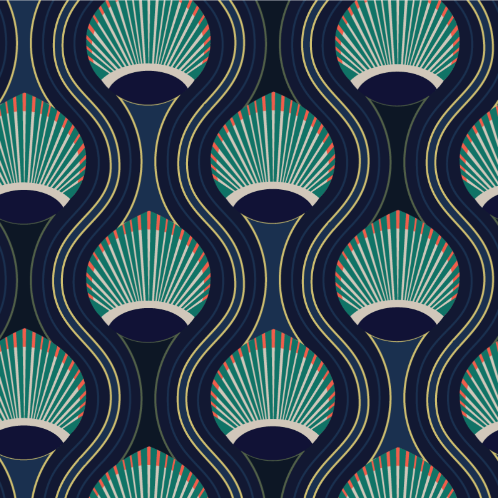 1000x1000 Blue Wallpaper by Julianne Taylor Style