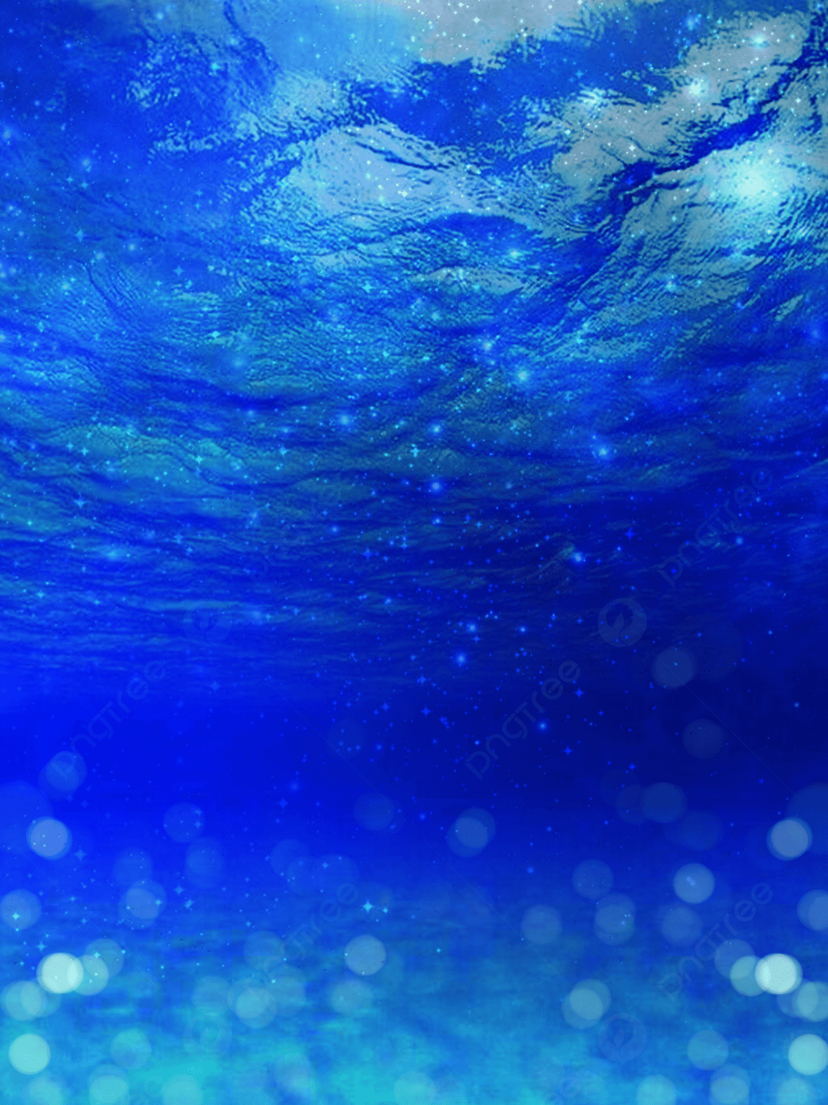 1200x1600 Original Blue Ocean Underwater World