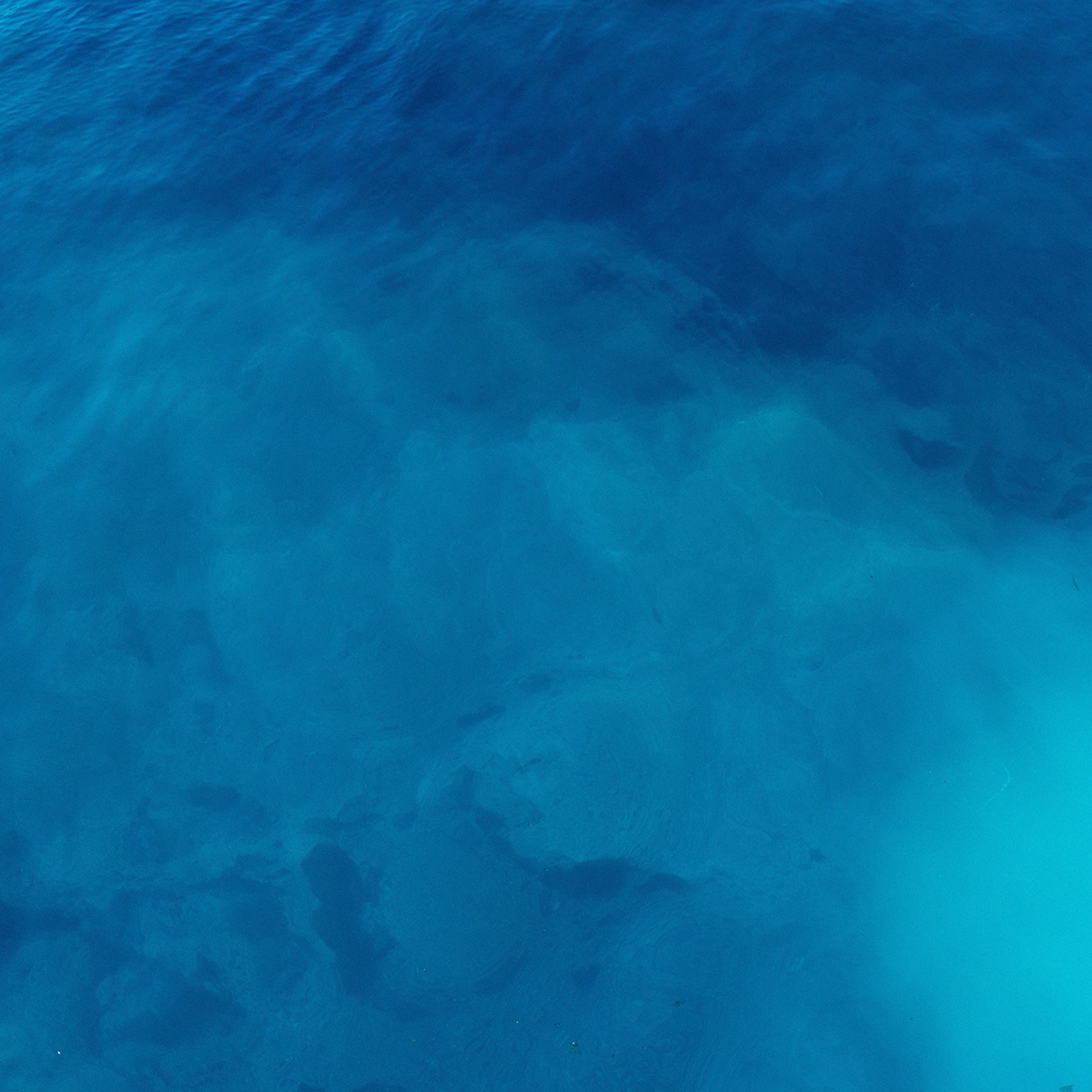 2732x2732 Blue Ocean Water Nature Sea Wallpaper