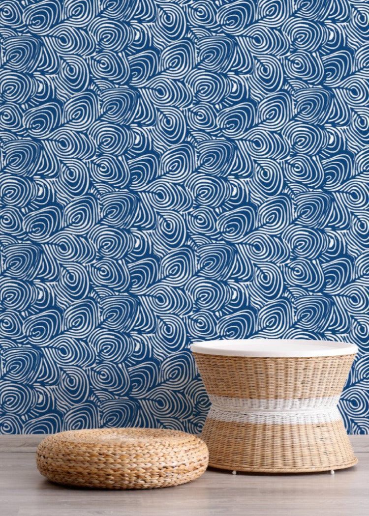 750x1050 Blue Wallpaper by Julianne Taylor Style