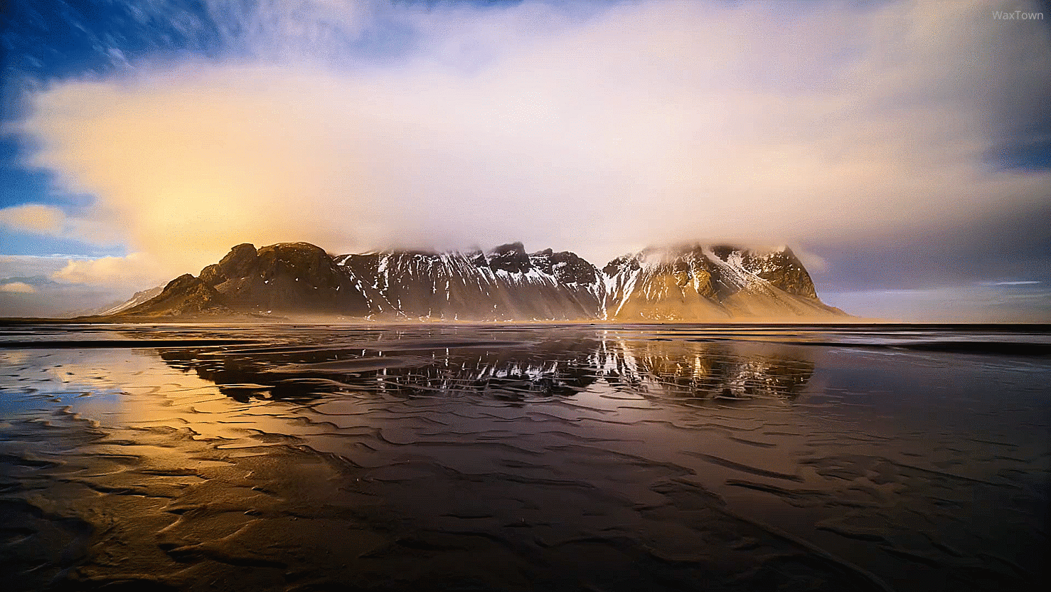 1478x832 Landscape Clouds. Nature gif, Mountain