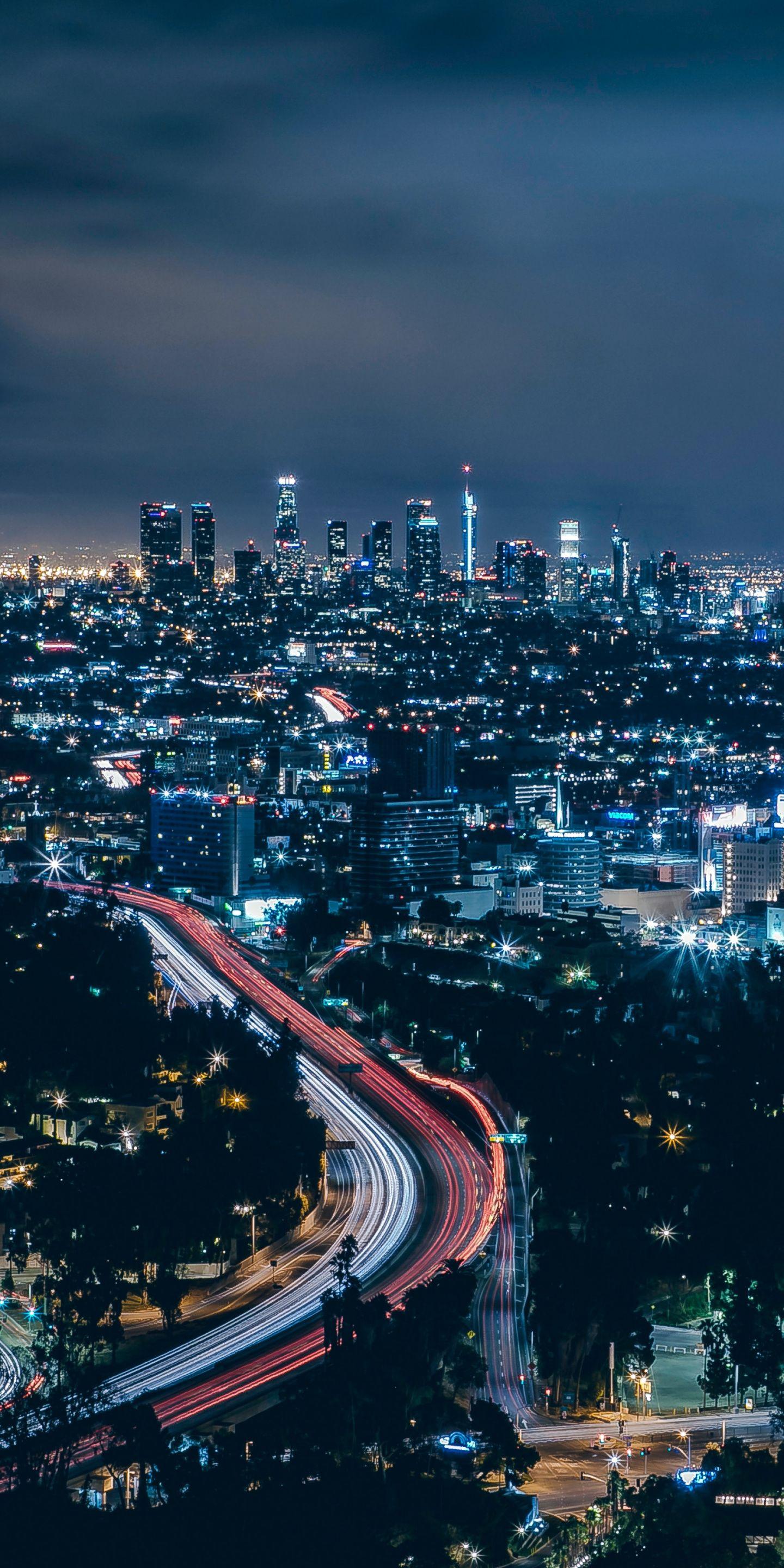 1440x2880 Download 1440x2880 wallpaper los angeles, city, skyscrapers