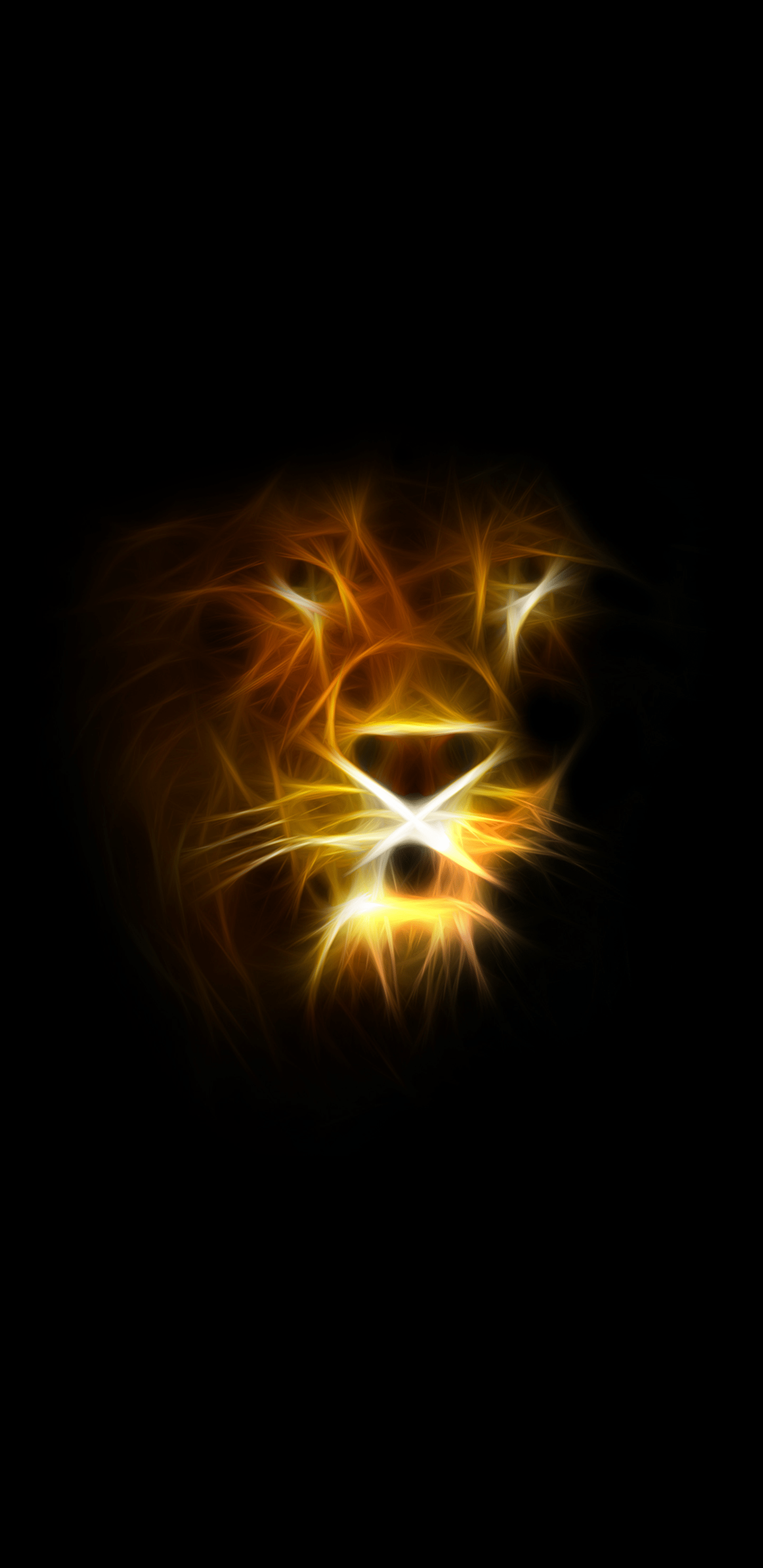 Hình nền AMOLED Lion 1440x2960 [1440x2960] : Amoledbackground