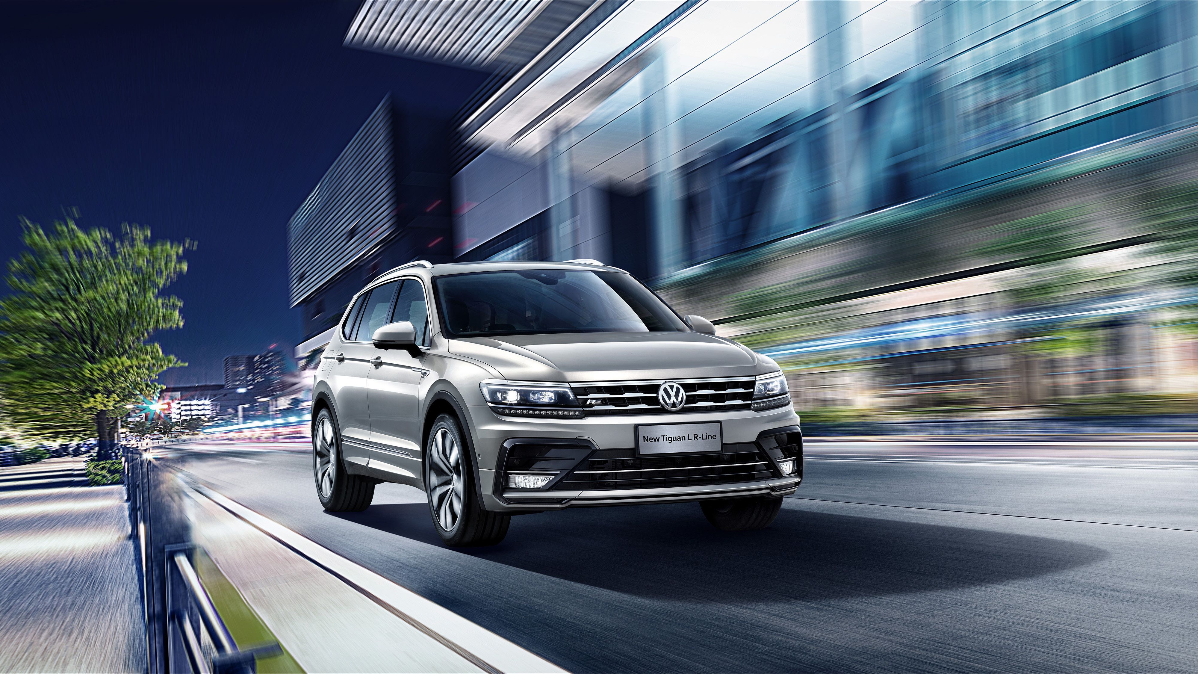 4000x2250 Volkswagen Tiguan L R Line 2018 4K