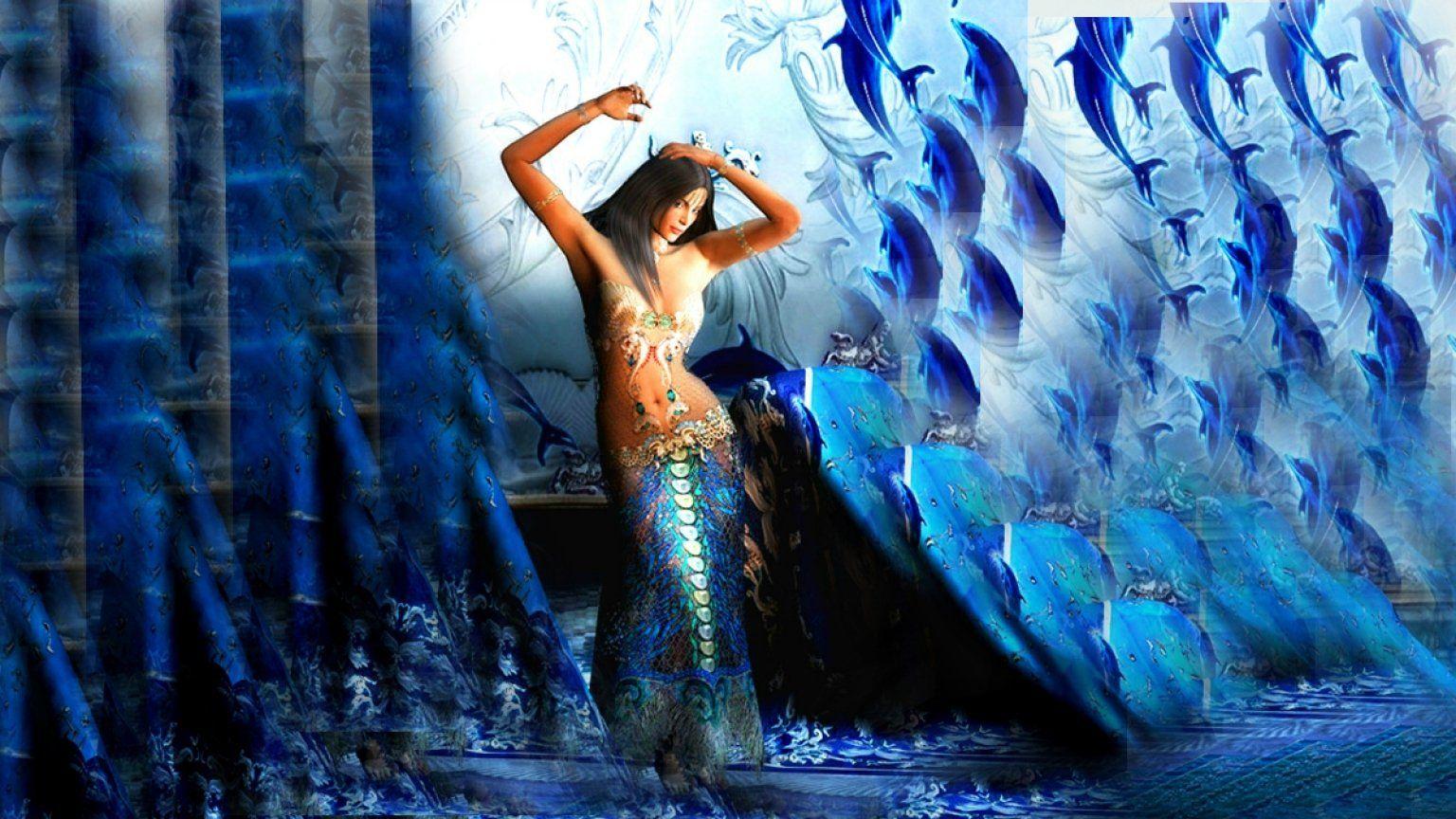 1536x864 Keeper of Dolphins Wallpaper and Background Imagex864