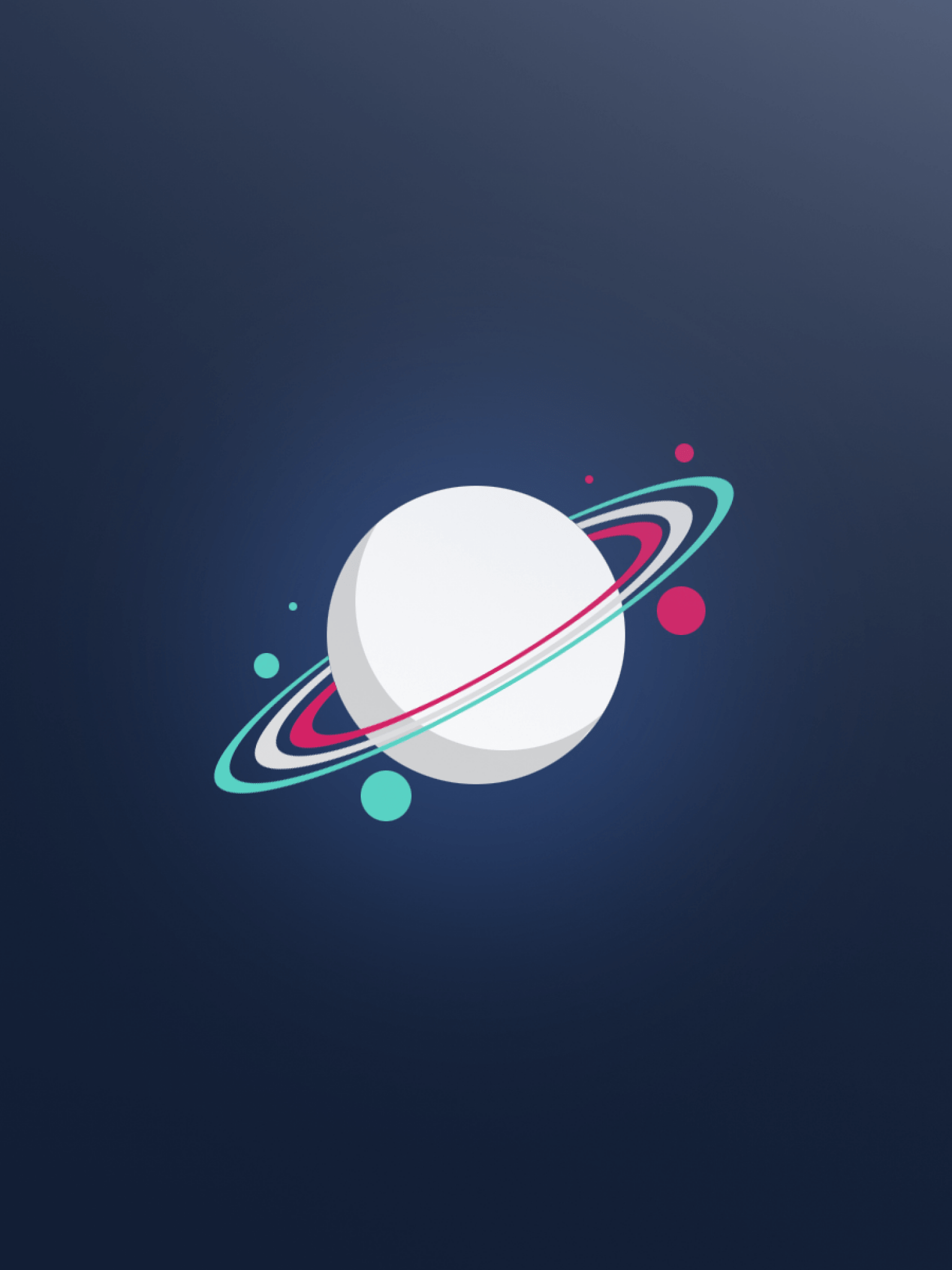 1536x2048 Download 1536x2048 Minimal Planet, Digital Art, Ring System