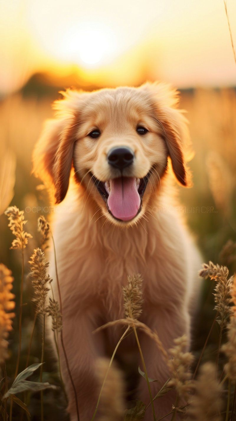 800x1427 Golden Retriever Wallpaper Photo
