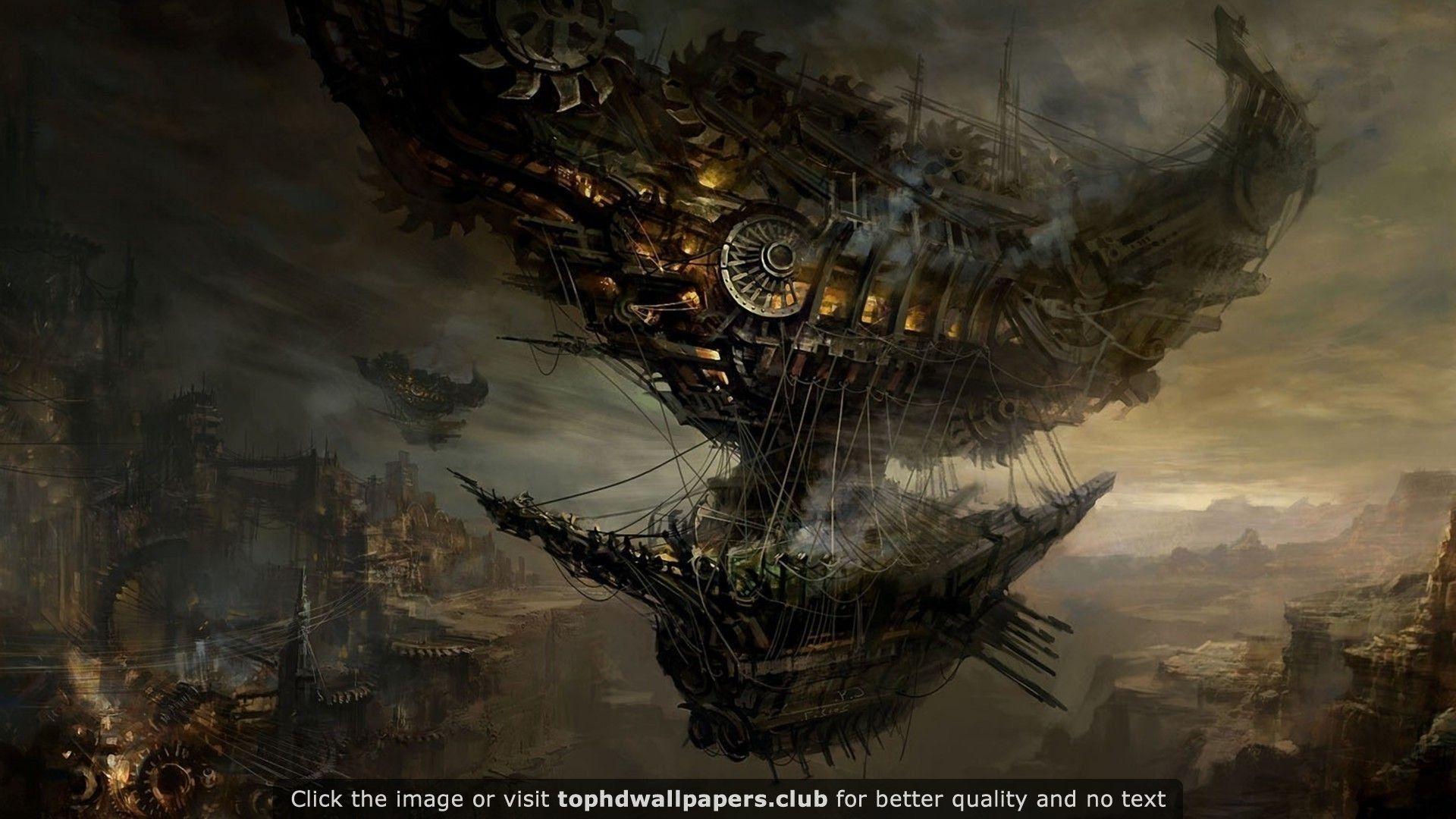 1920x1080 Wallpaper Fantasy Steampunk WE3w