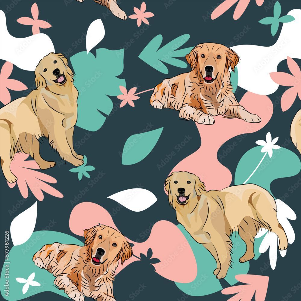 1000x1000 Golden Retriever dog wallpaper
