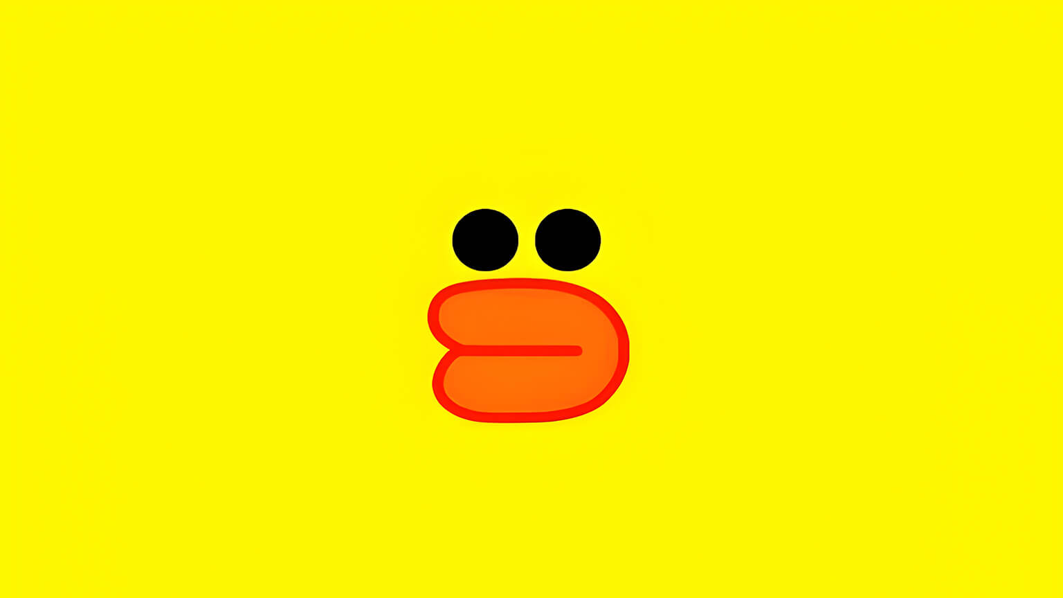 1536x864 Line Friends Sally Yellow Desktop