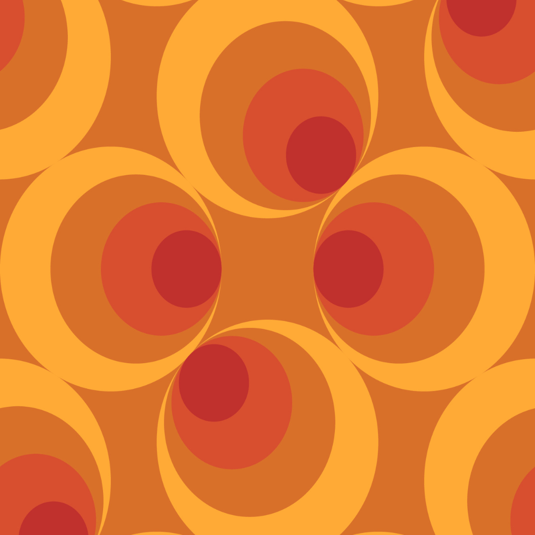 1080x1080 Groovy Peel & Stick Wallpaper