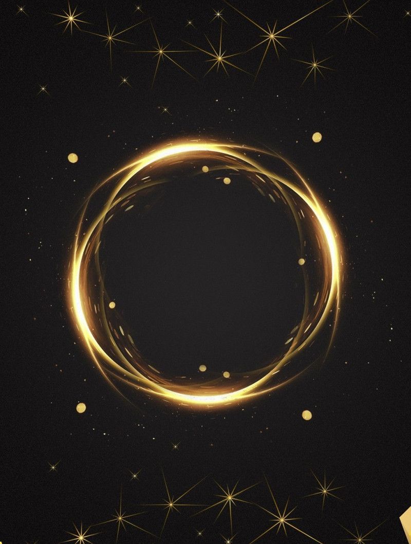 800x1060 GIF Circle Black Gold Scenery Ring