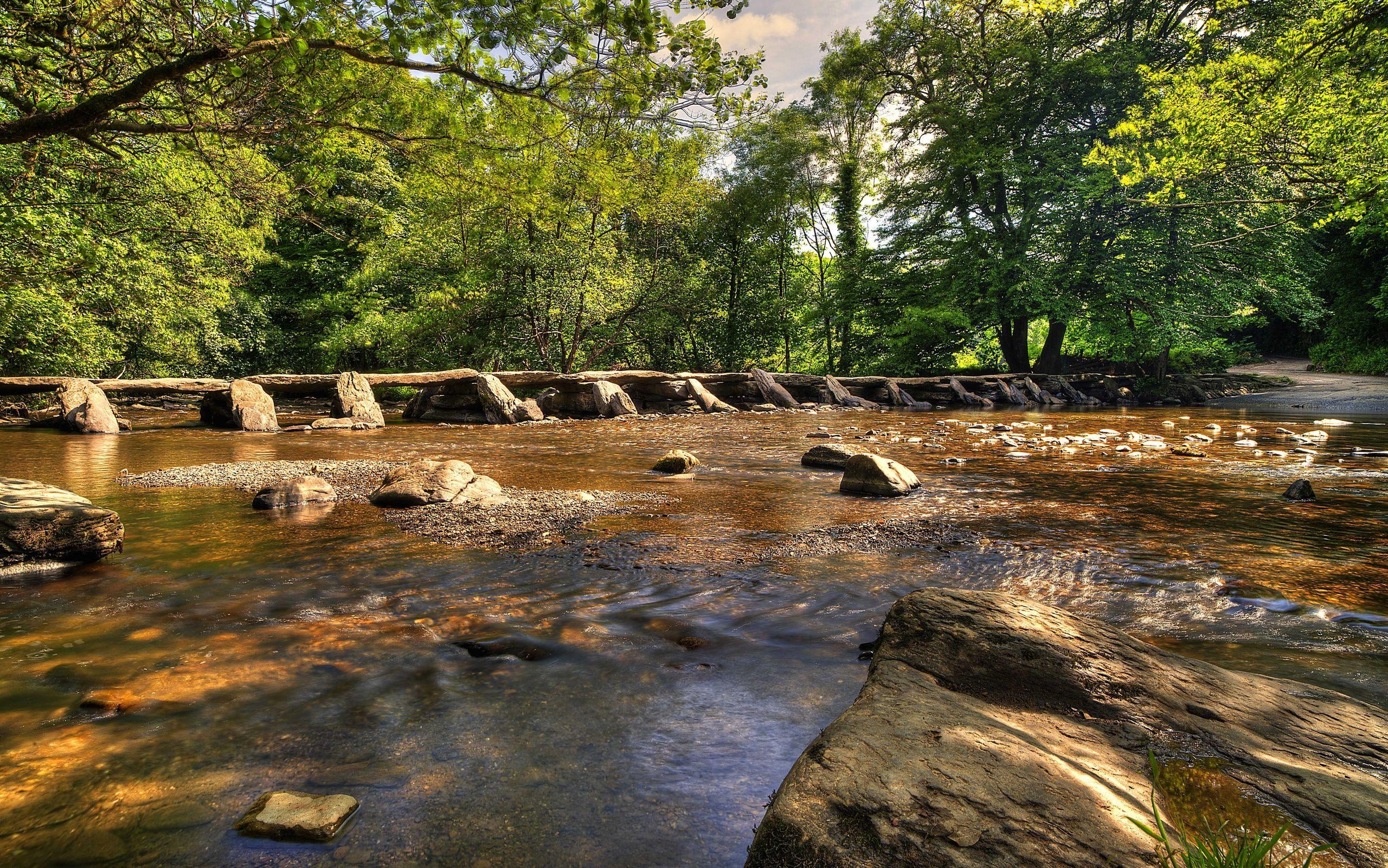 2560x1600 UK river trees landscape wallpaperx1600