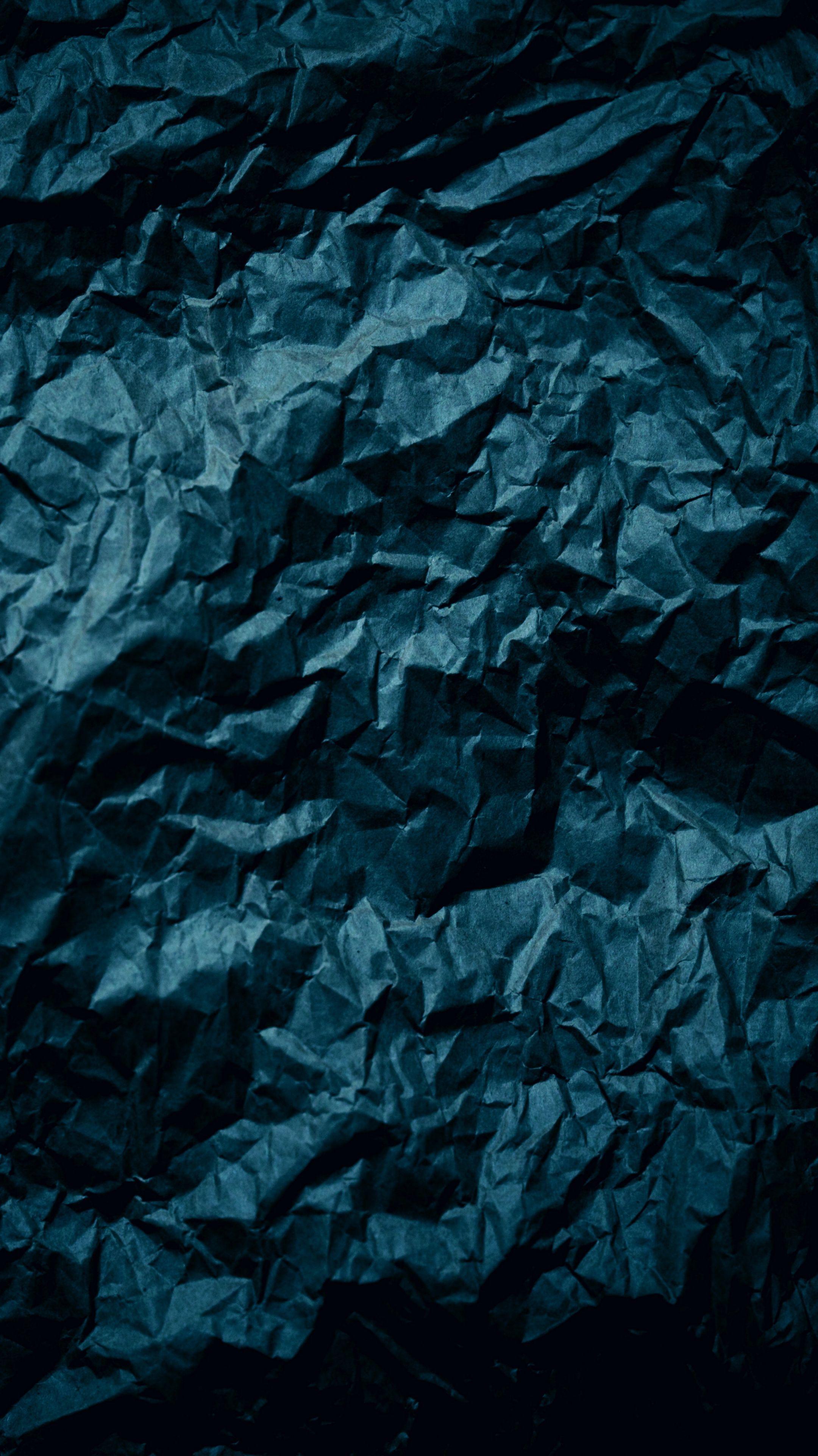 2160x3840 Wallpaper paper, texture, crumpled, surface. Arte