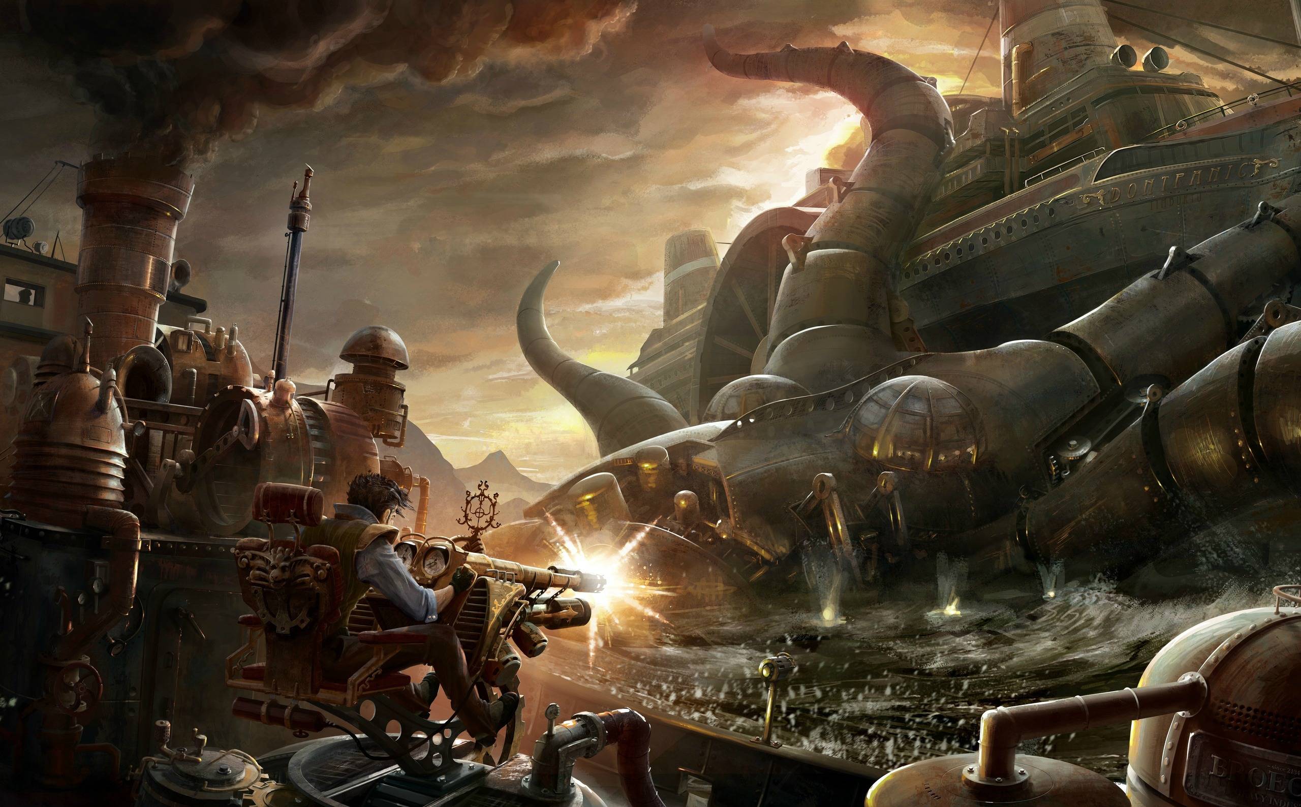 2560x1588 Steampunk Wallpaper
