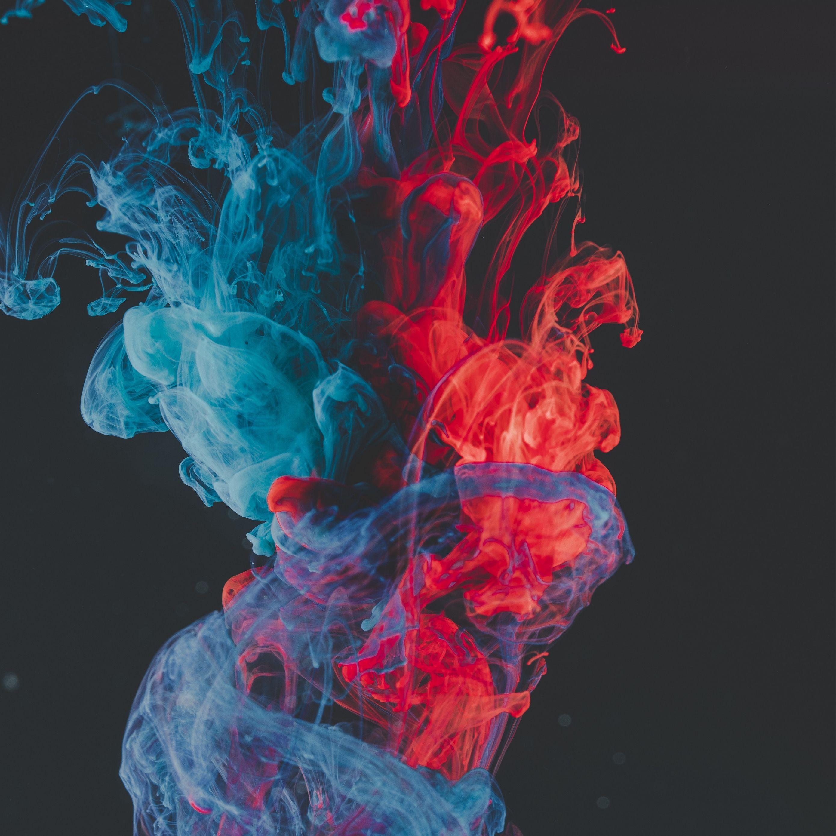 2780x2780 Download wallpaper 2780x2780 paint, liquid, clots, abstract