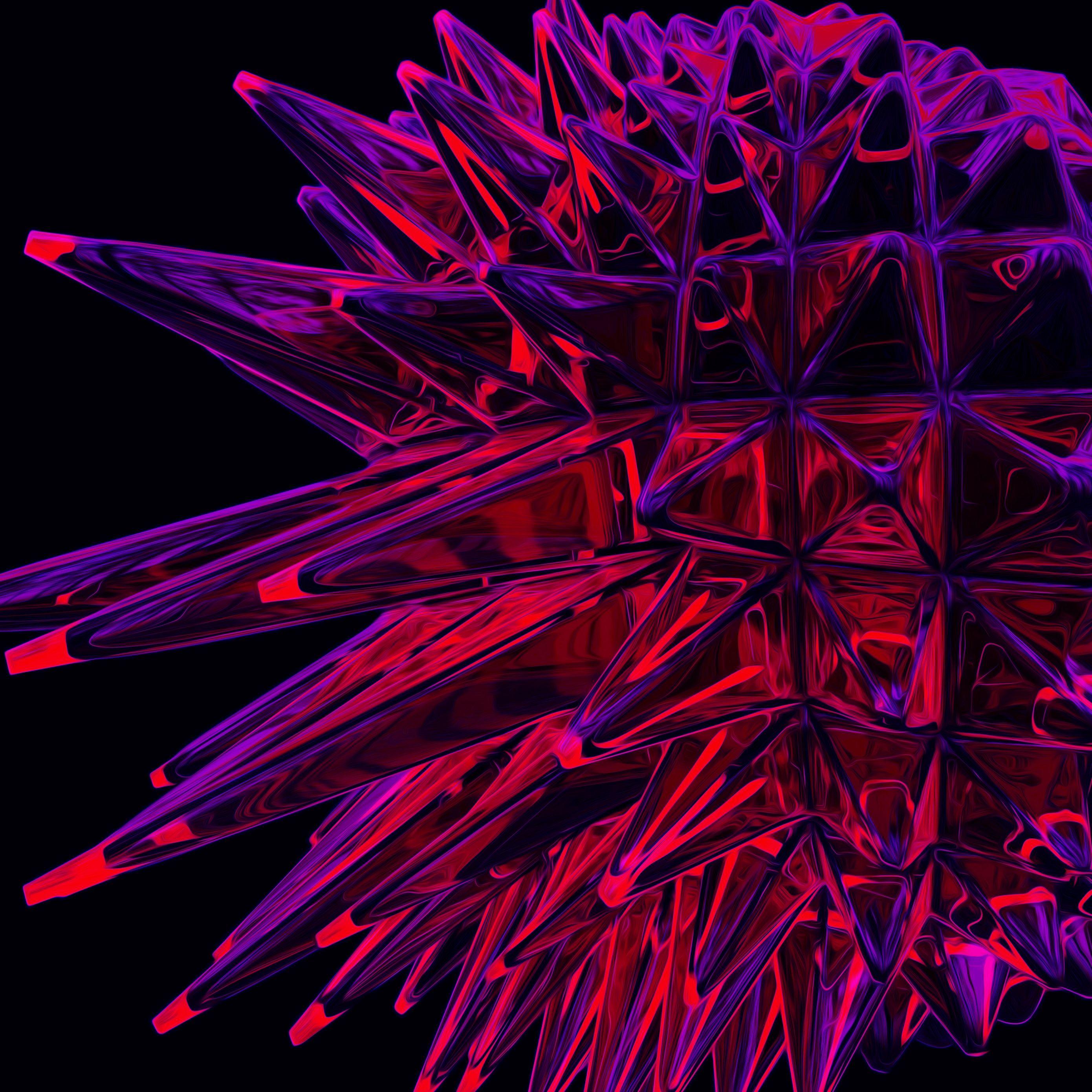 2780x2780 Download wallpaper 2780x2780 structure, crystal, spiny