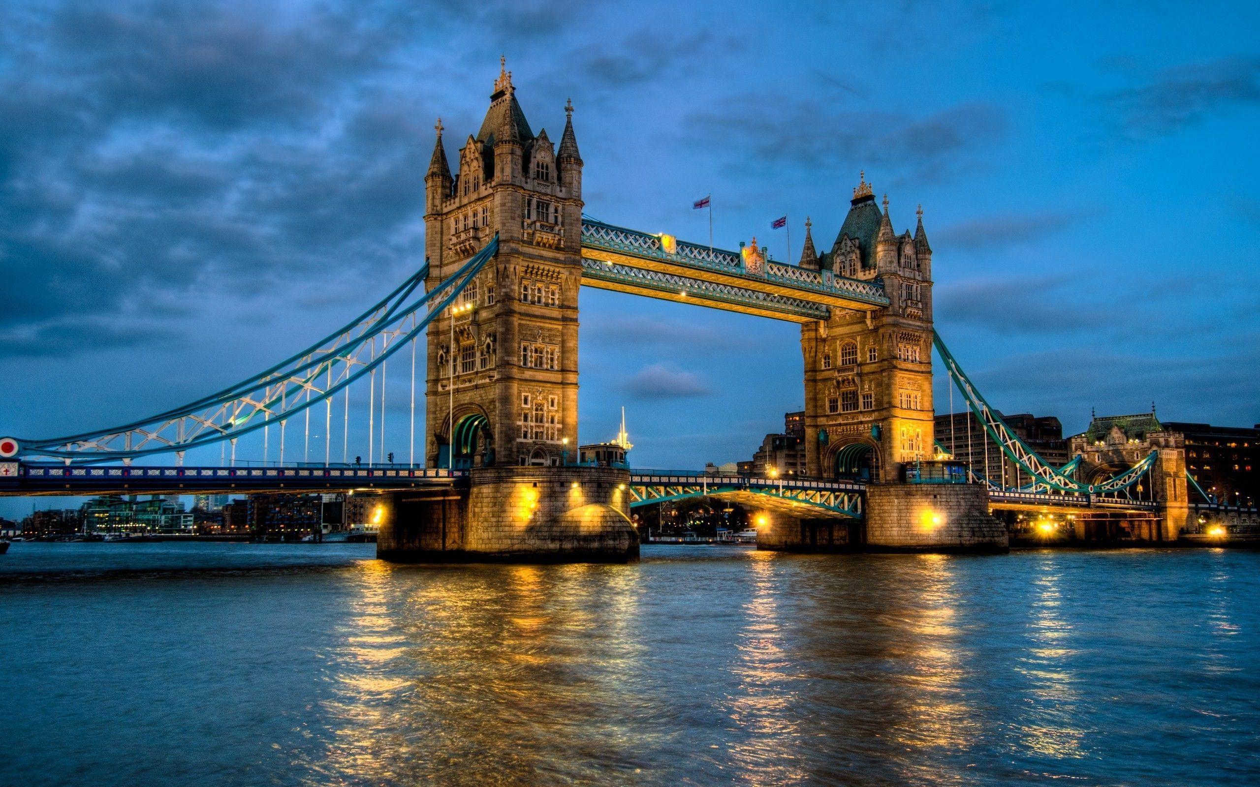 2560x1600 England, Landscape, Architecture, Nature, Tower Bridge, UK