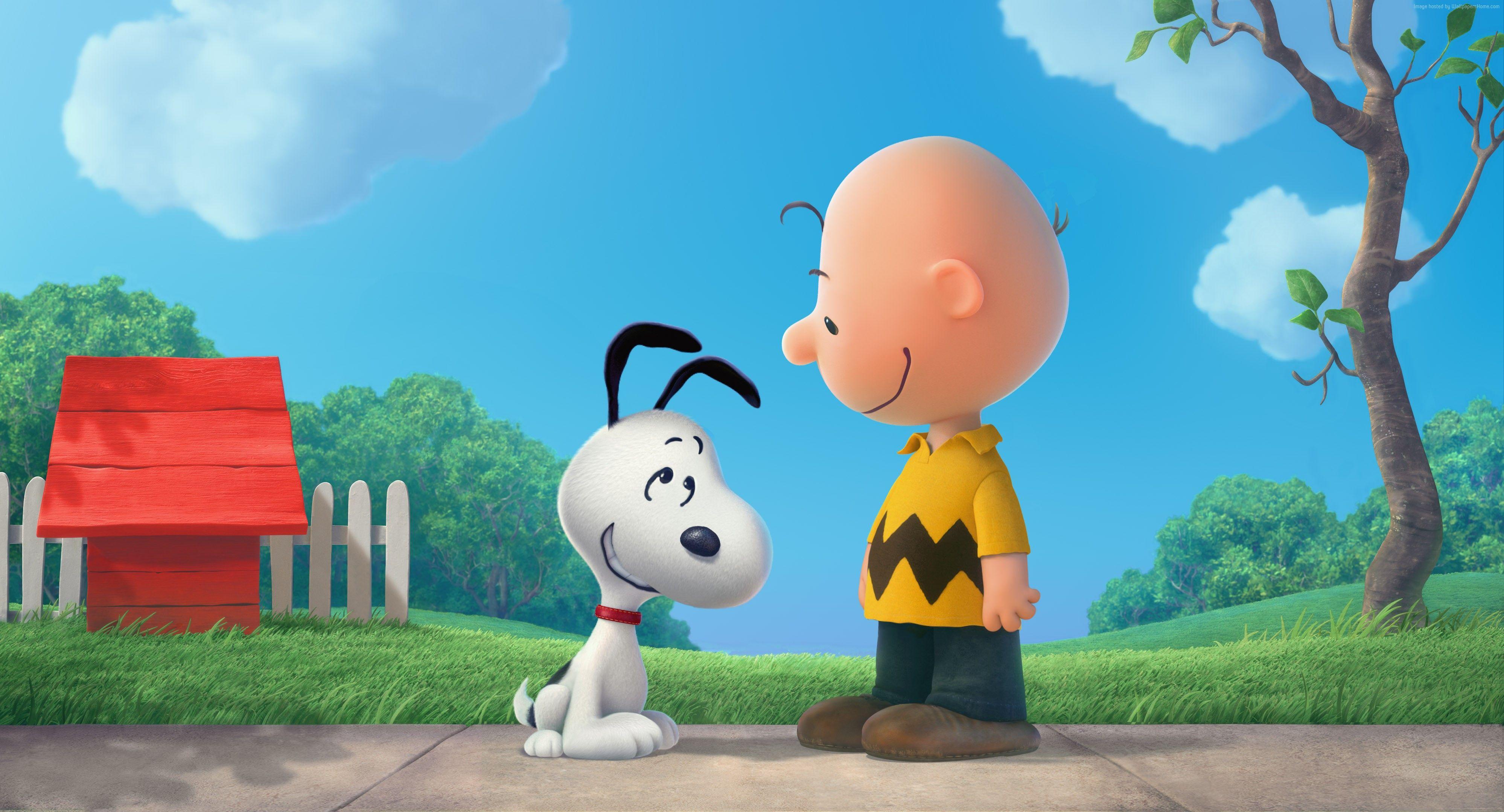 3996x2160 # Phim Peanuts, #Charlie Brown, #Snoopy. Phim