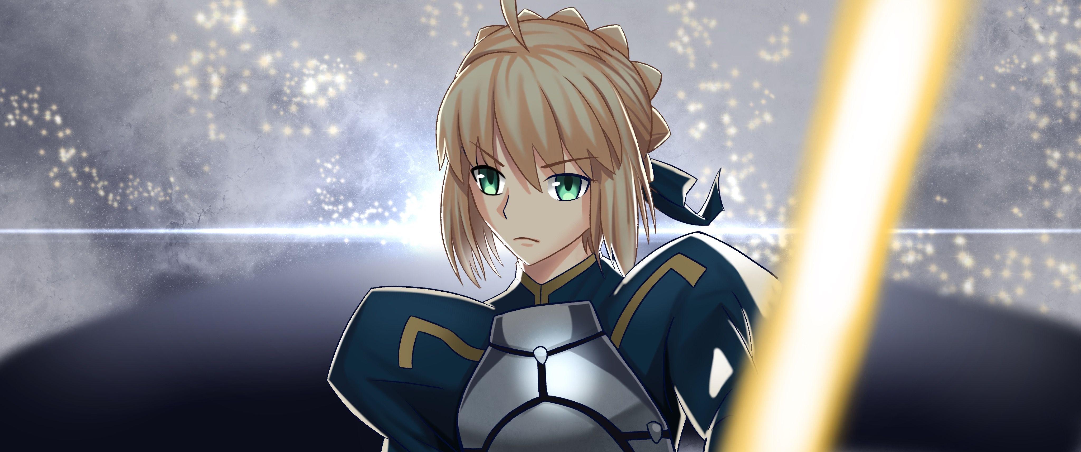 4096x1714 Fate Stay Night HD Wallpaper. Background Imagex1714