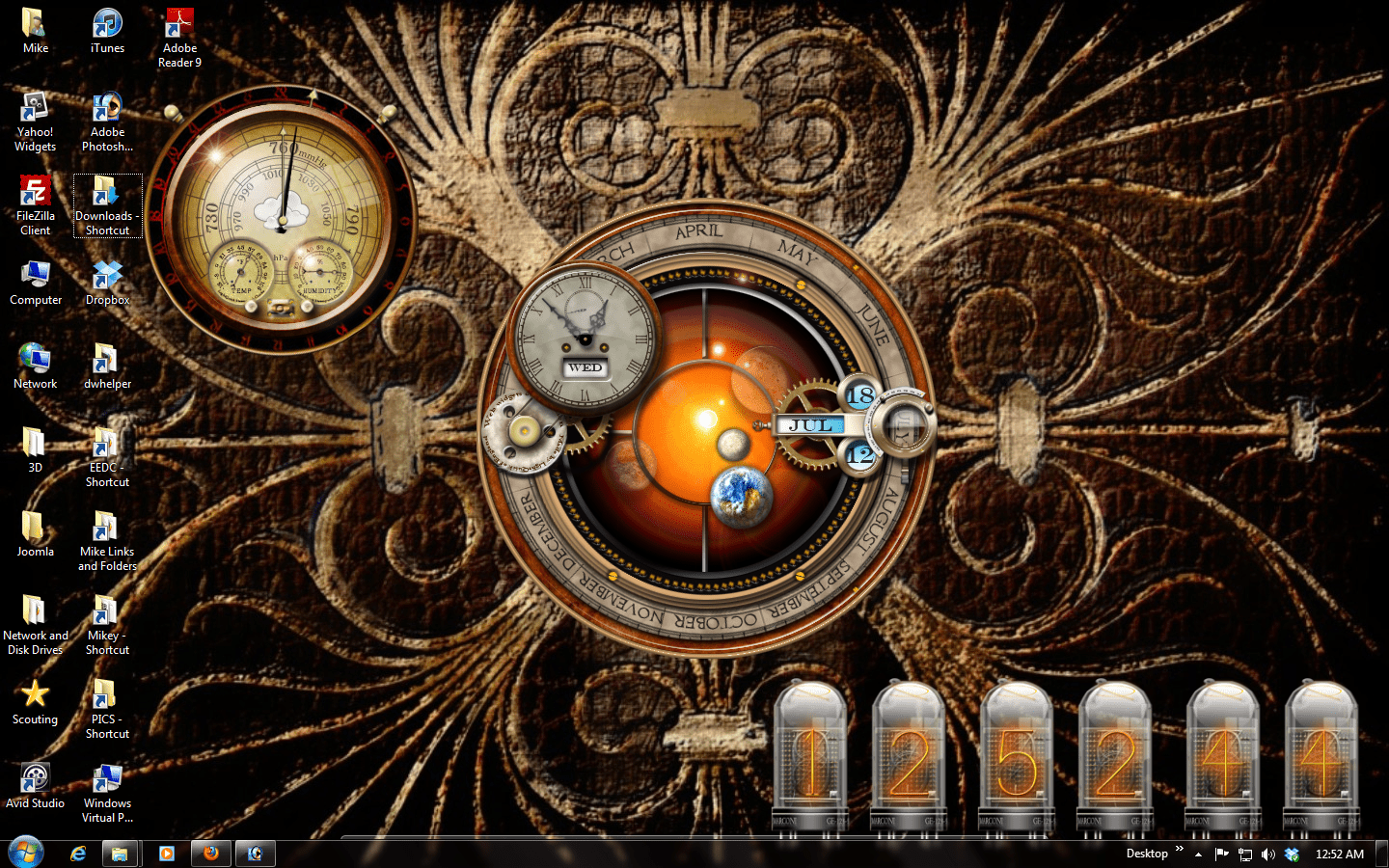 1440x900 Steampunk Window Designs