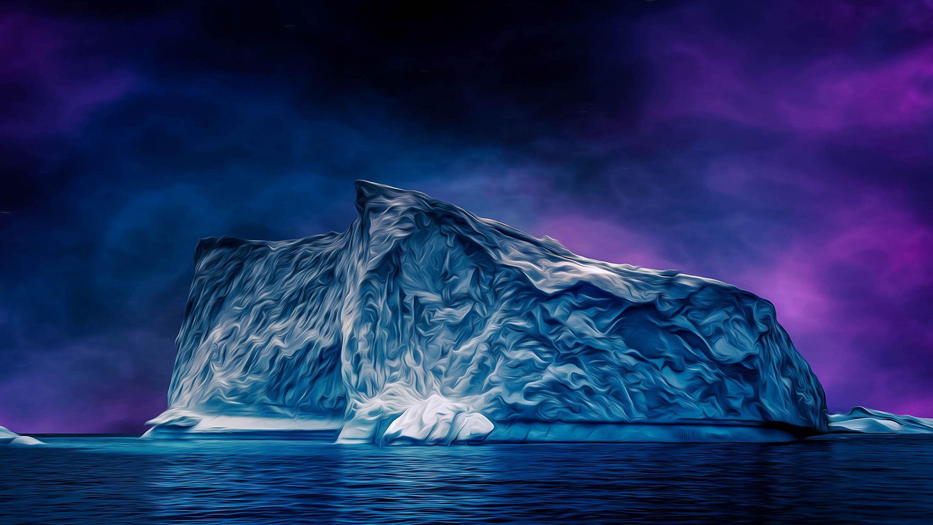 Iceberg at Night Wallpapers - Top Free Iceberg at Night Backgrounds ...