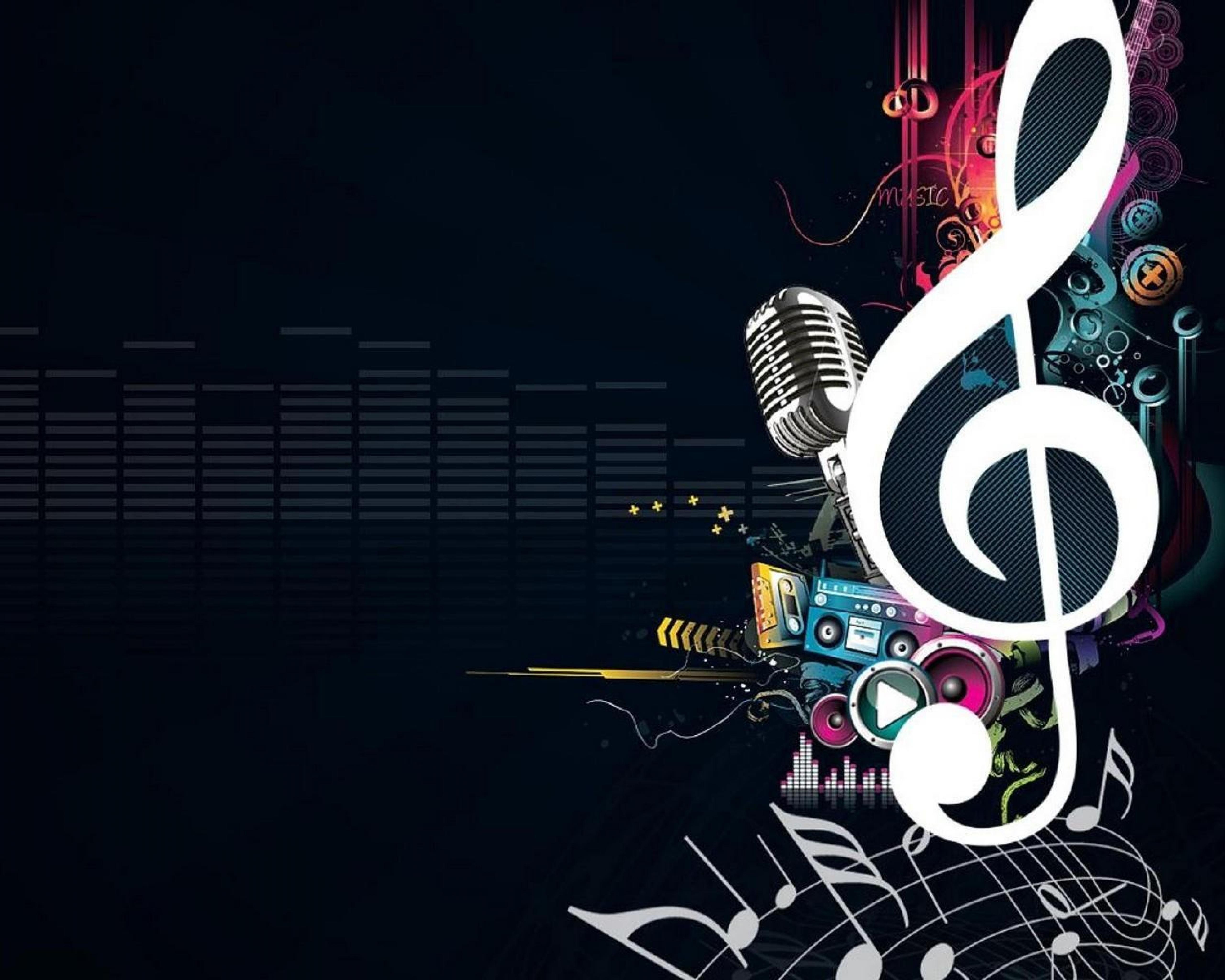 5120x4096 Free download Musical notes Music Abstract HD Wallpaper