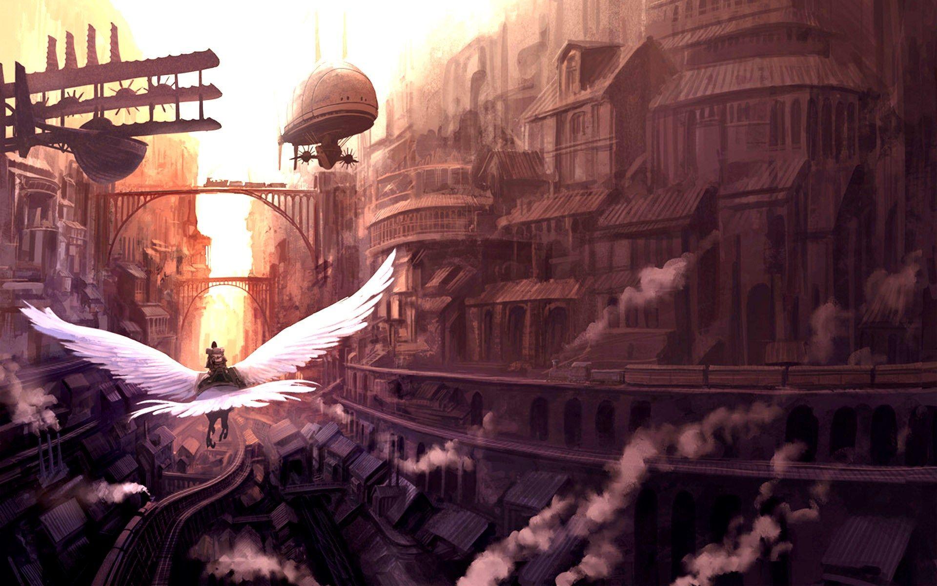 1920x1200 free desktop wallpaper downloads steampunk