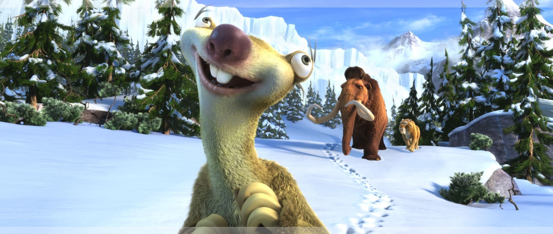 1920x814 sid wallpaper, dinosaur, adaptation