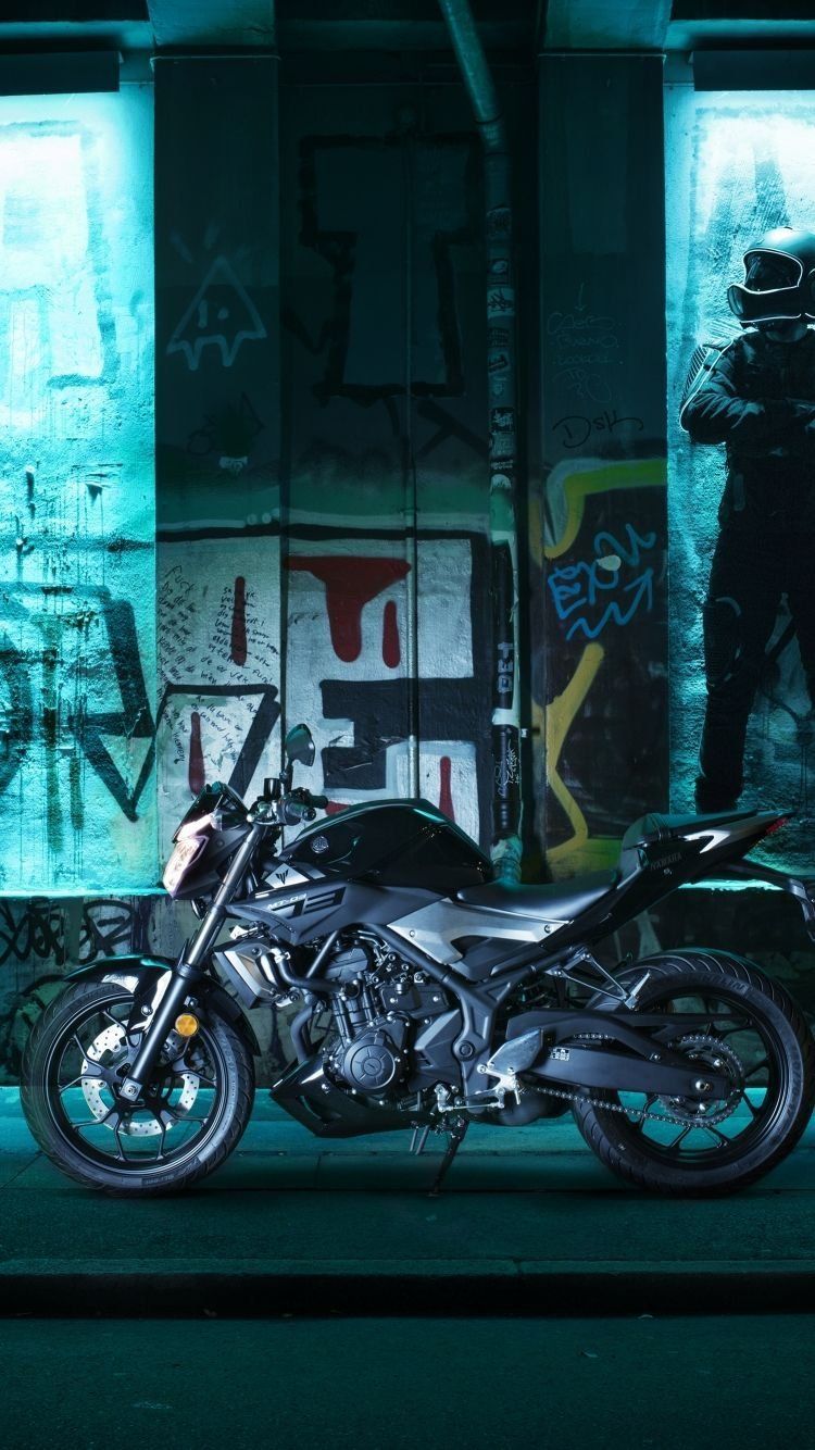 750x1334 Yamaha Mt 03 Bike Wallpaper Download
