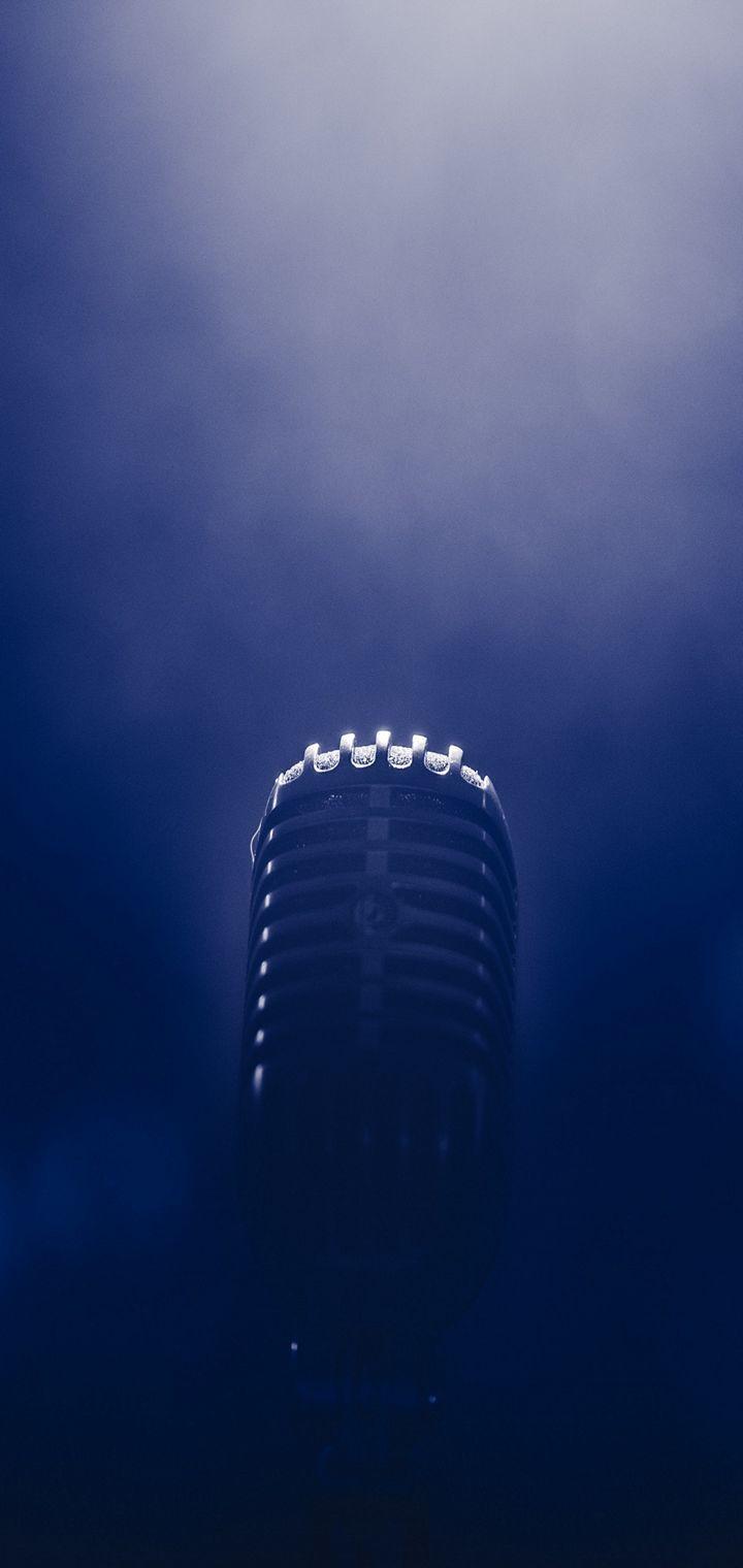 720x1520 Microphone Smoke Blackout Wallpaper