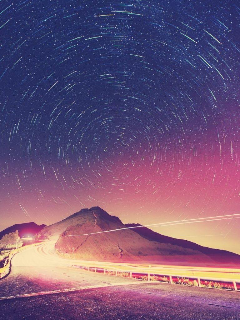Hình nền iPad mini 768x1024 Starry Night