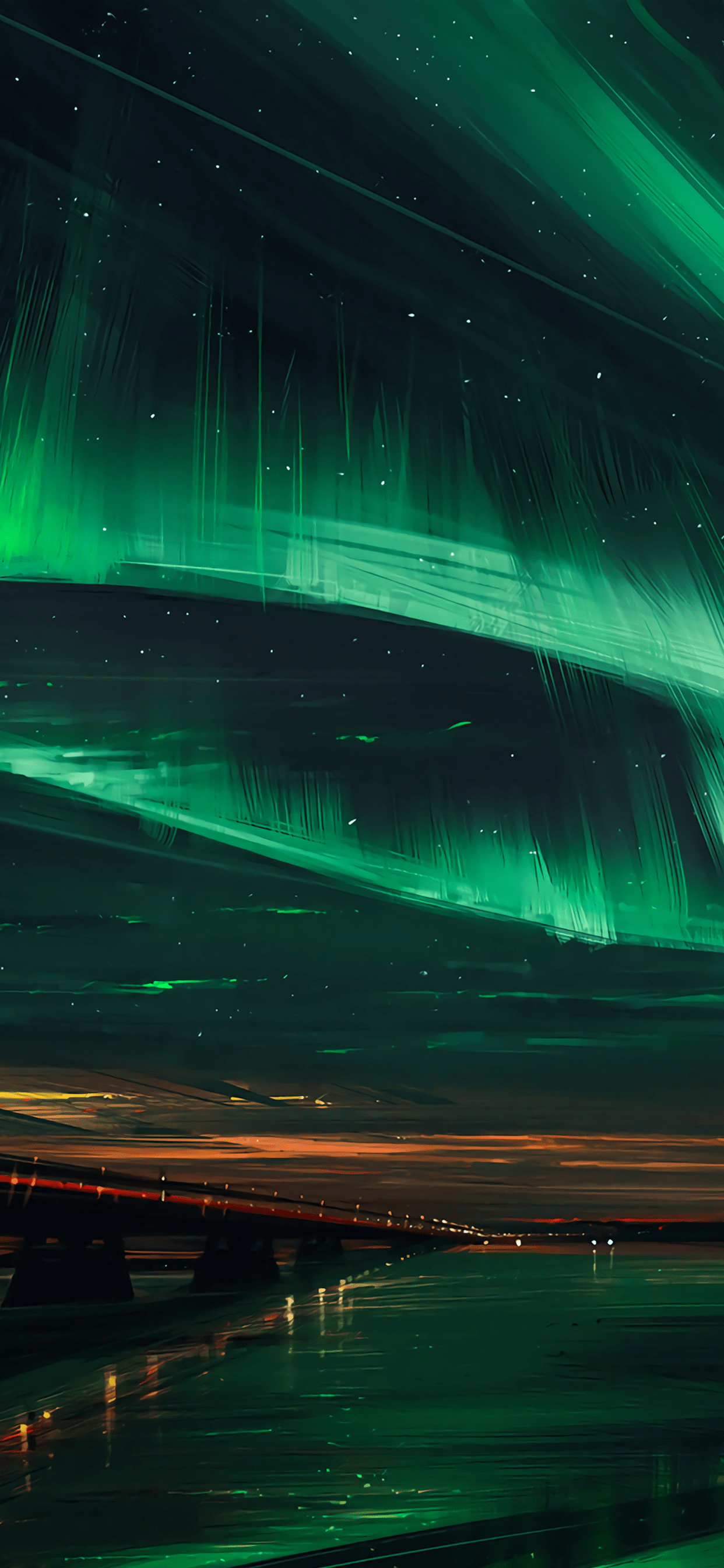 1242x2688 Aurora Borealis Digital Art [1242x2688)
