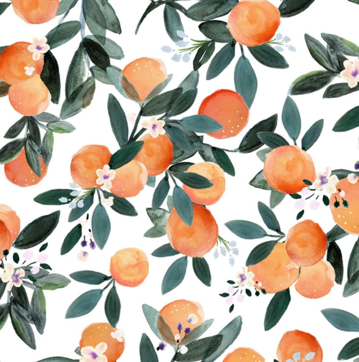 1179x1186 Clementine Orange Crib Sheet Orange