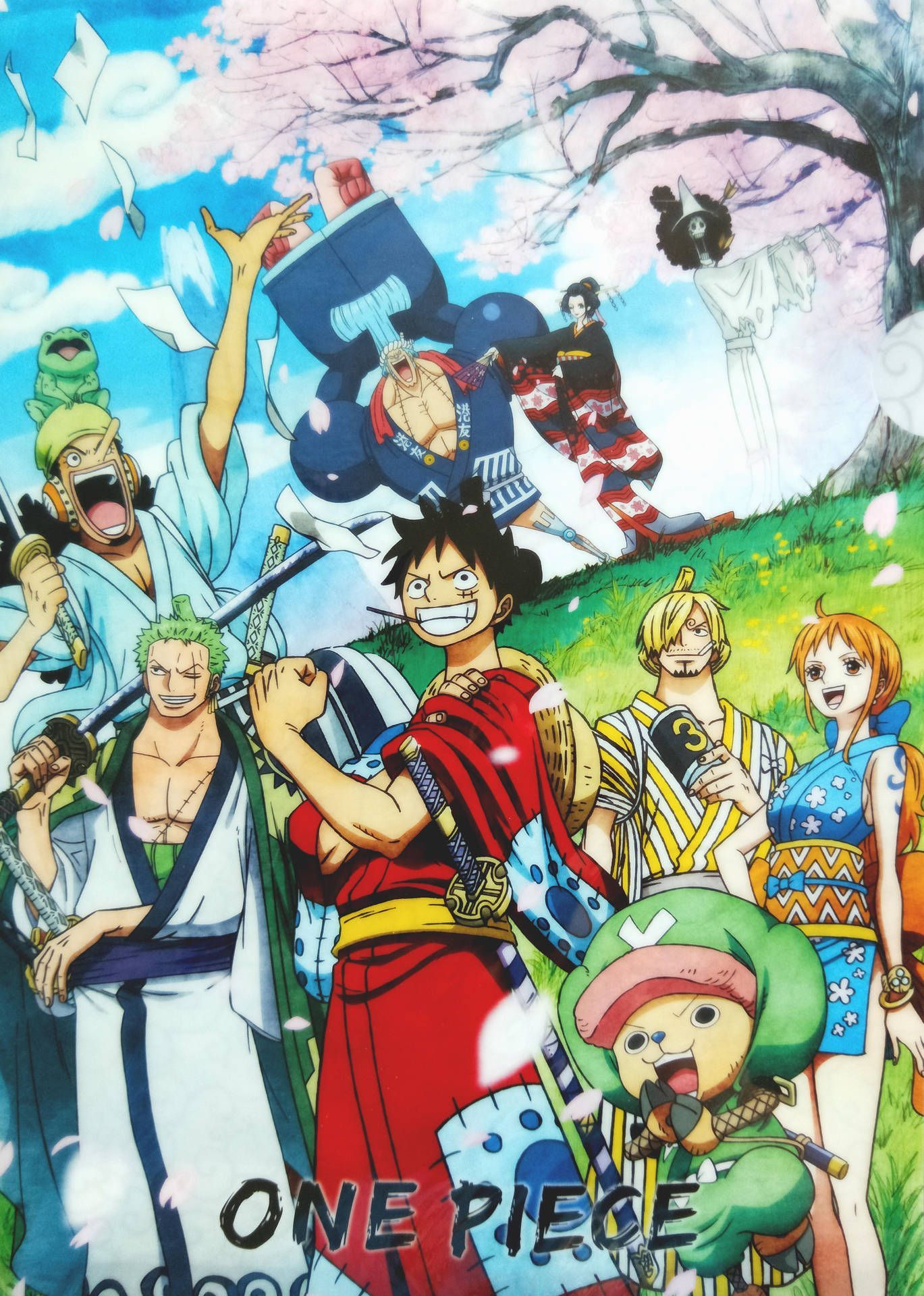 1369x1920 One Piece Wano Straw Hats Wallpaper