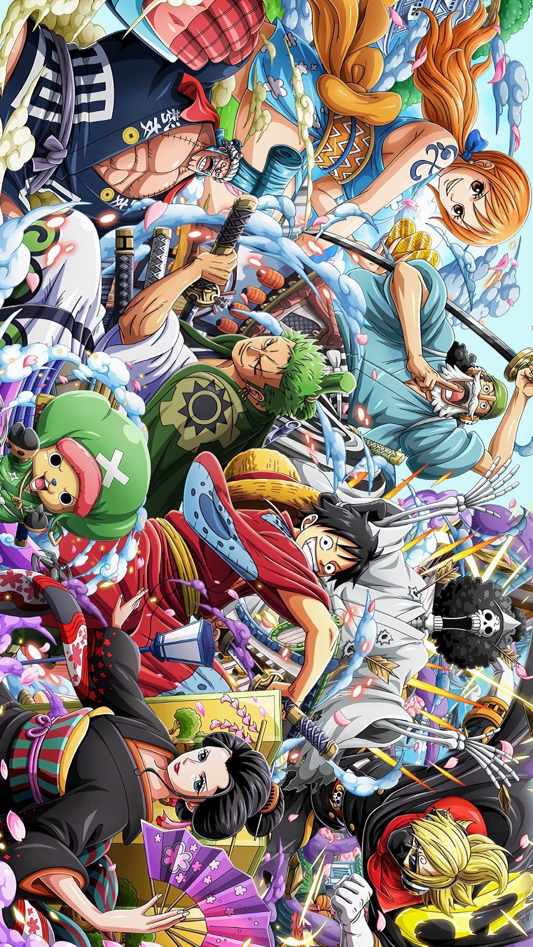 1080x1920 One piece cartoon