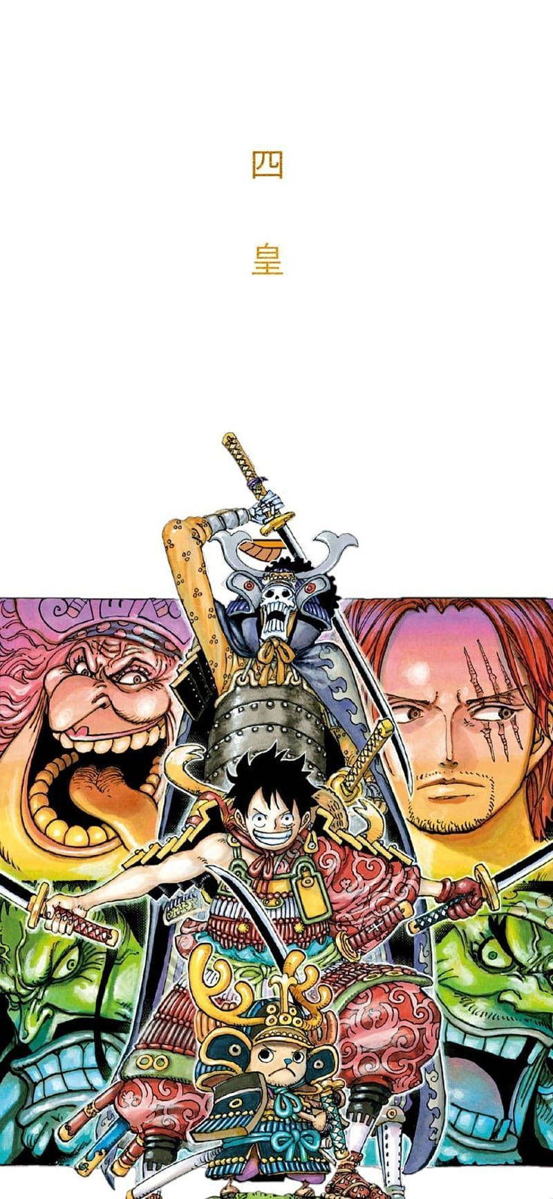 800x1732 One Piece Wano Multi Color Wallpaper