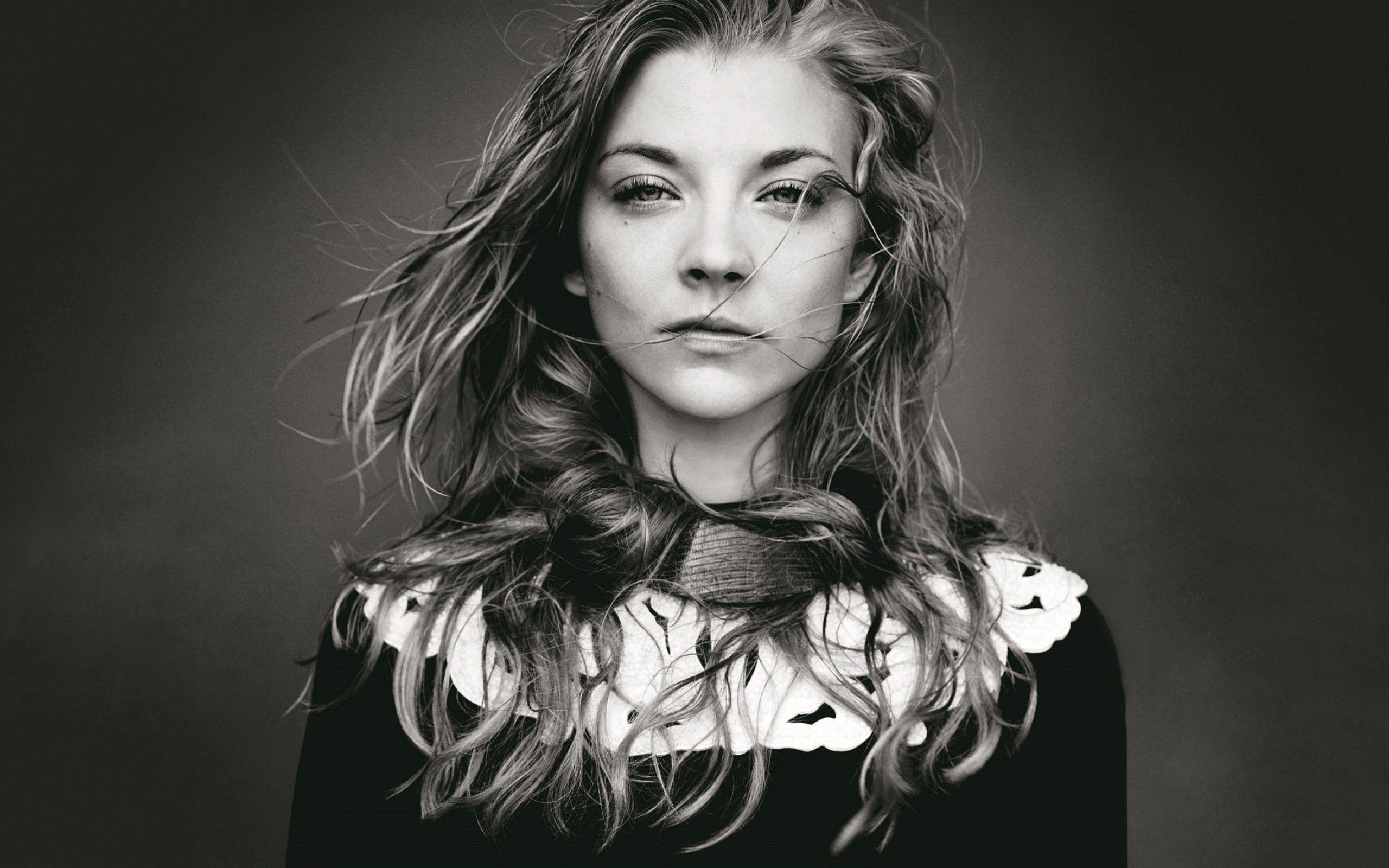 2560x1600 Natalie Dormer Monochrome, HD Celebrities, 4k Wallpaper