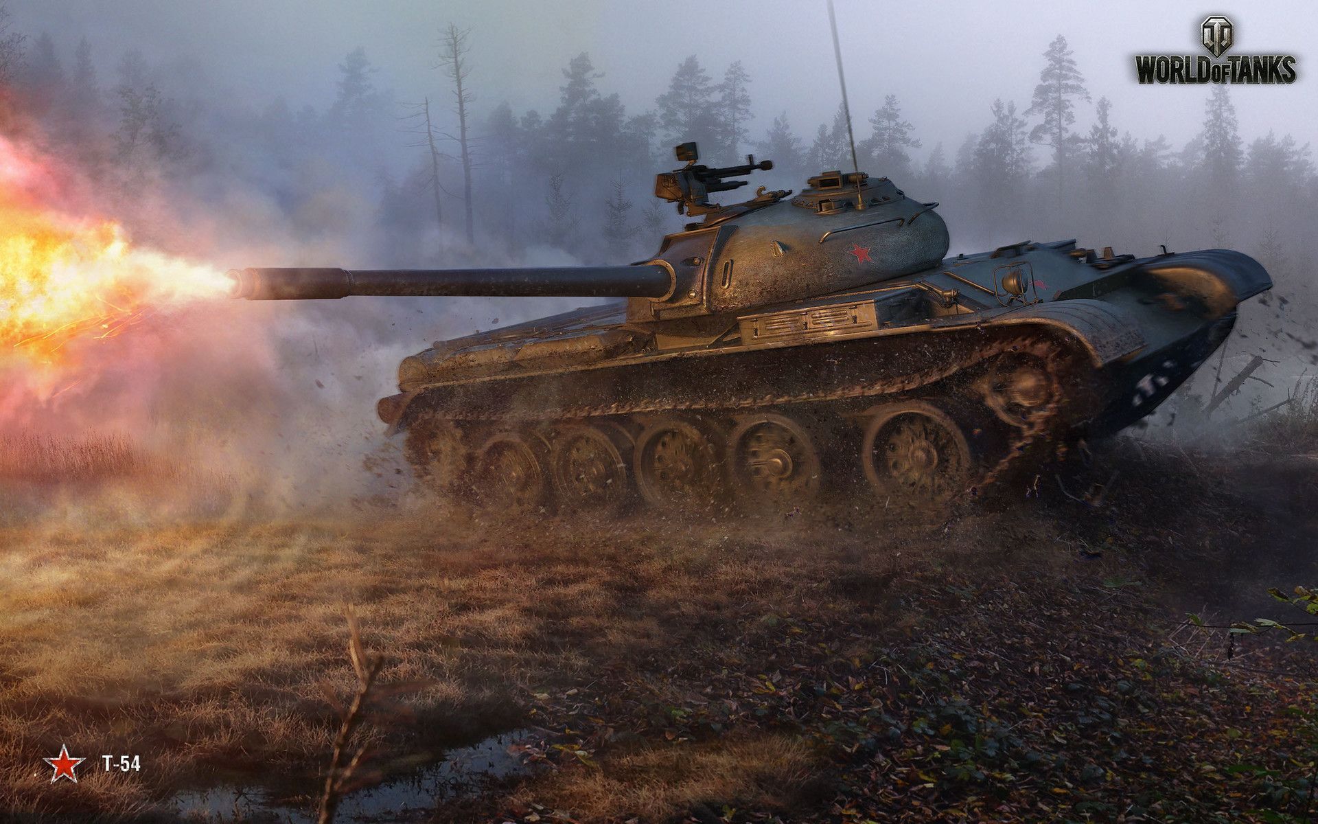 1920x1200 Russian Tank T 54