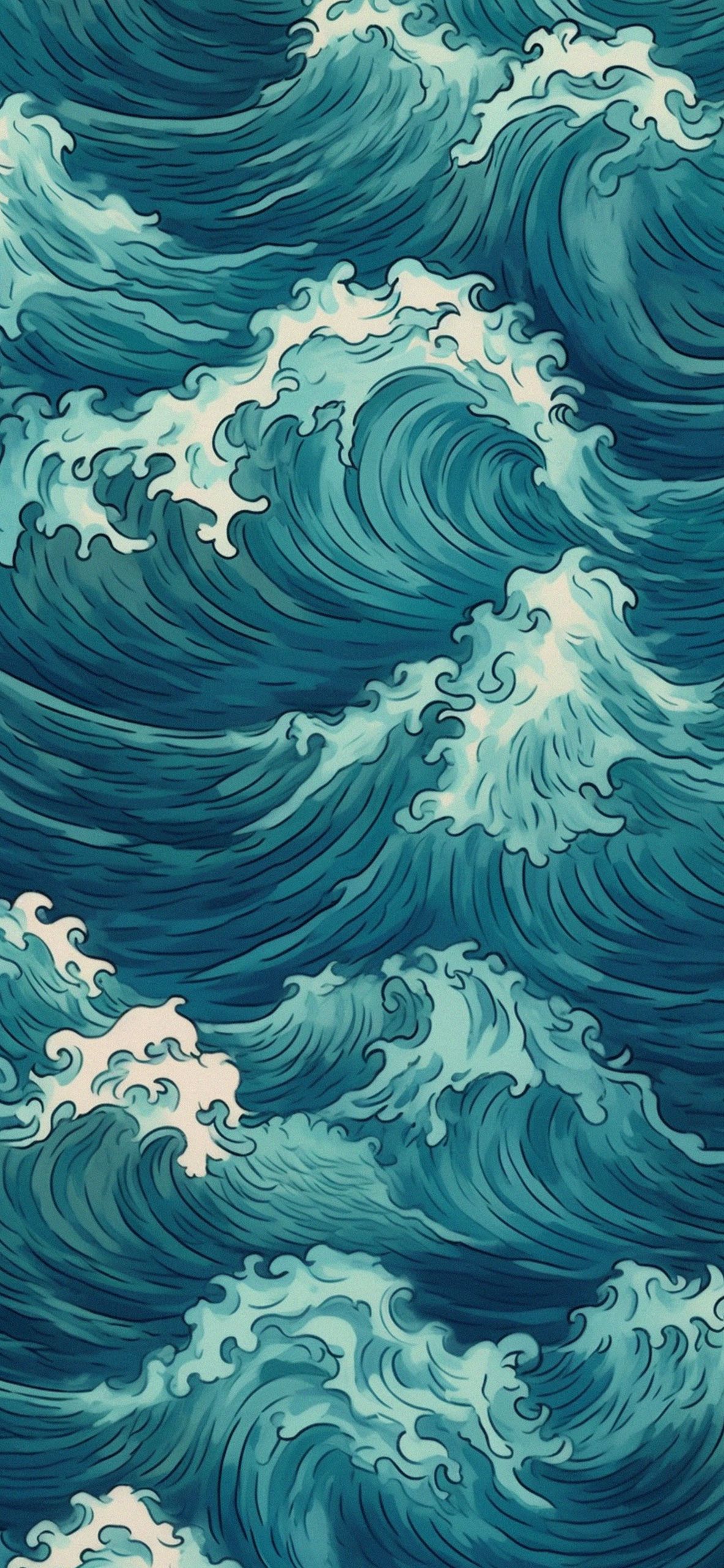 1183x2560 Cool Water Aesthetic Wallpaper Navy Blue Wallpaper