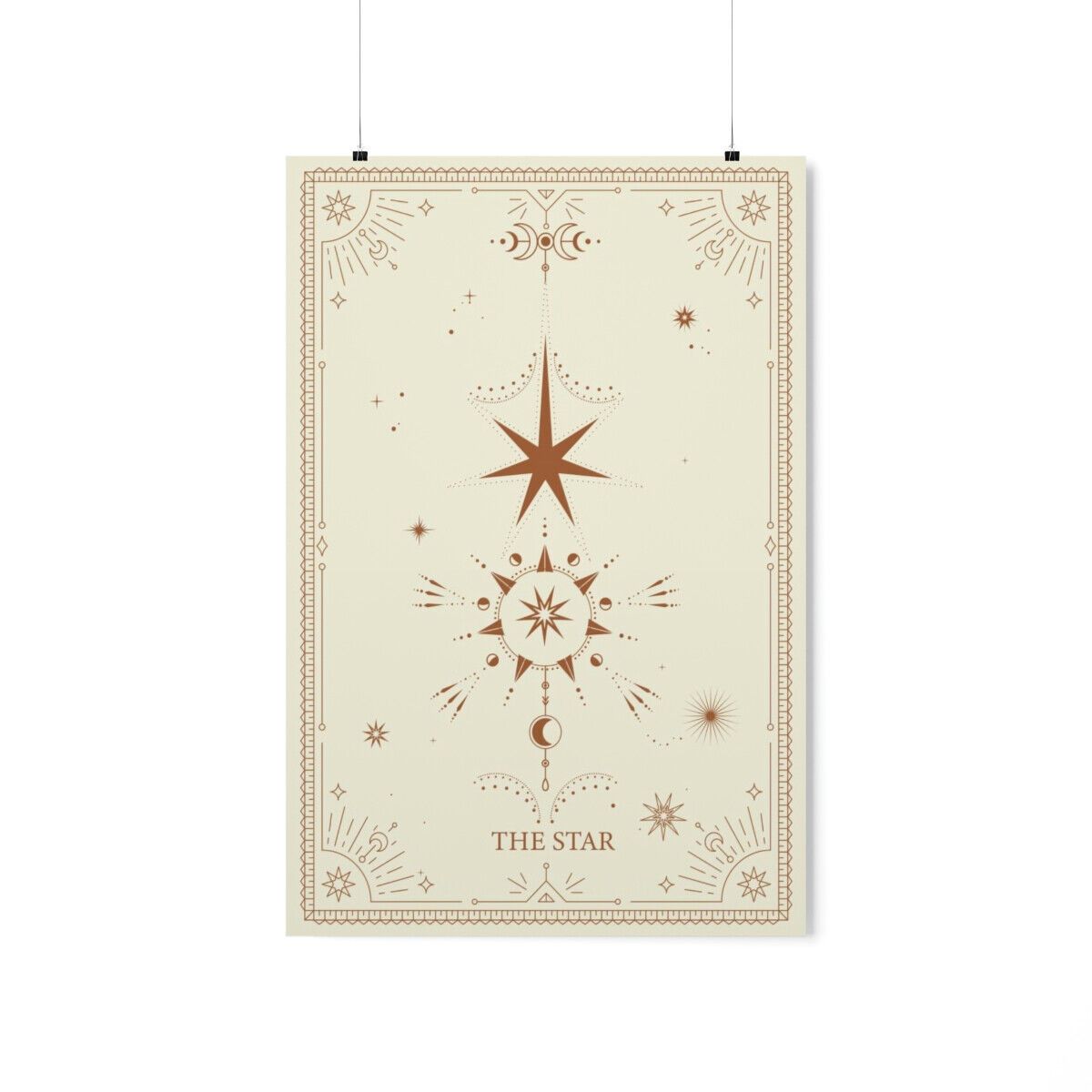 1200x1200 The Star Print, Tarot Card Poster