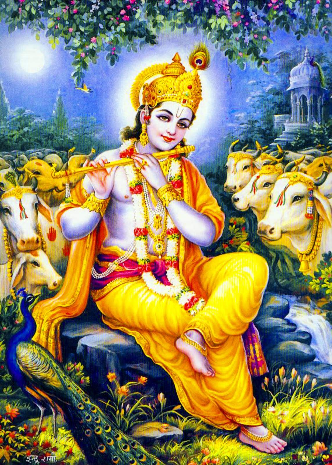 1143x1600 Hindu God Krishna Wallpaper Classic