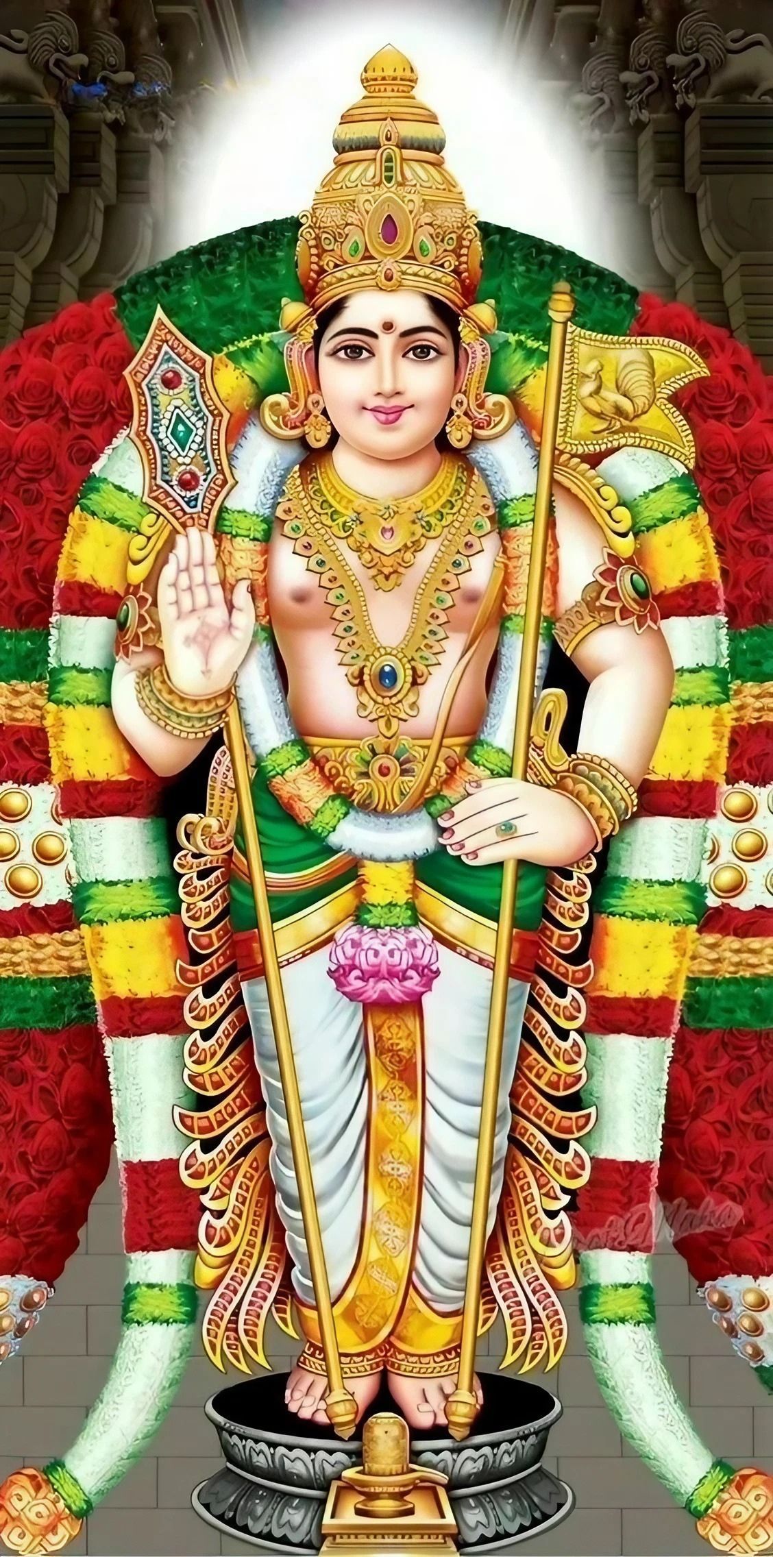 1128x2272 Hindu god Wallpaper Download