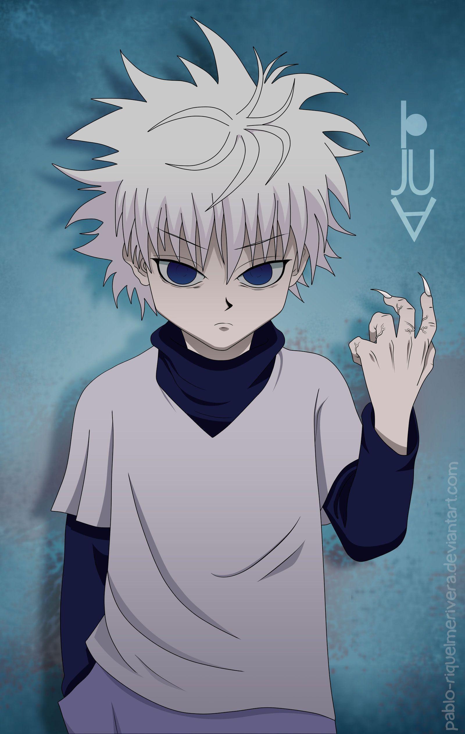 Killua Iphone Wallpapers Top Free Killua Iphone Backgrounds Wallpaperaccess