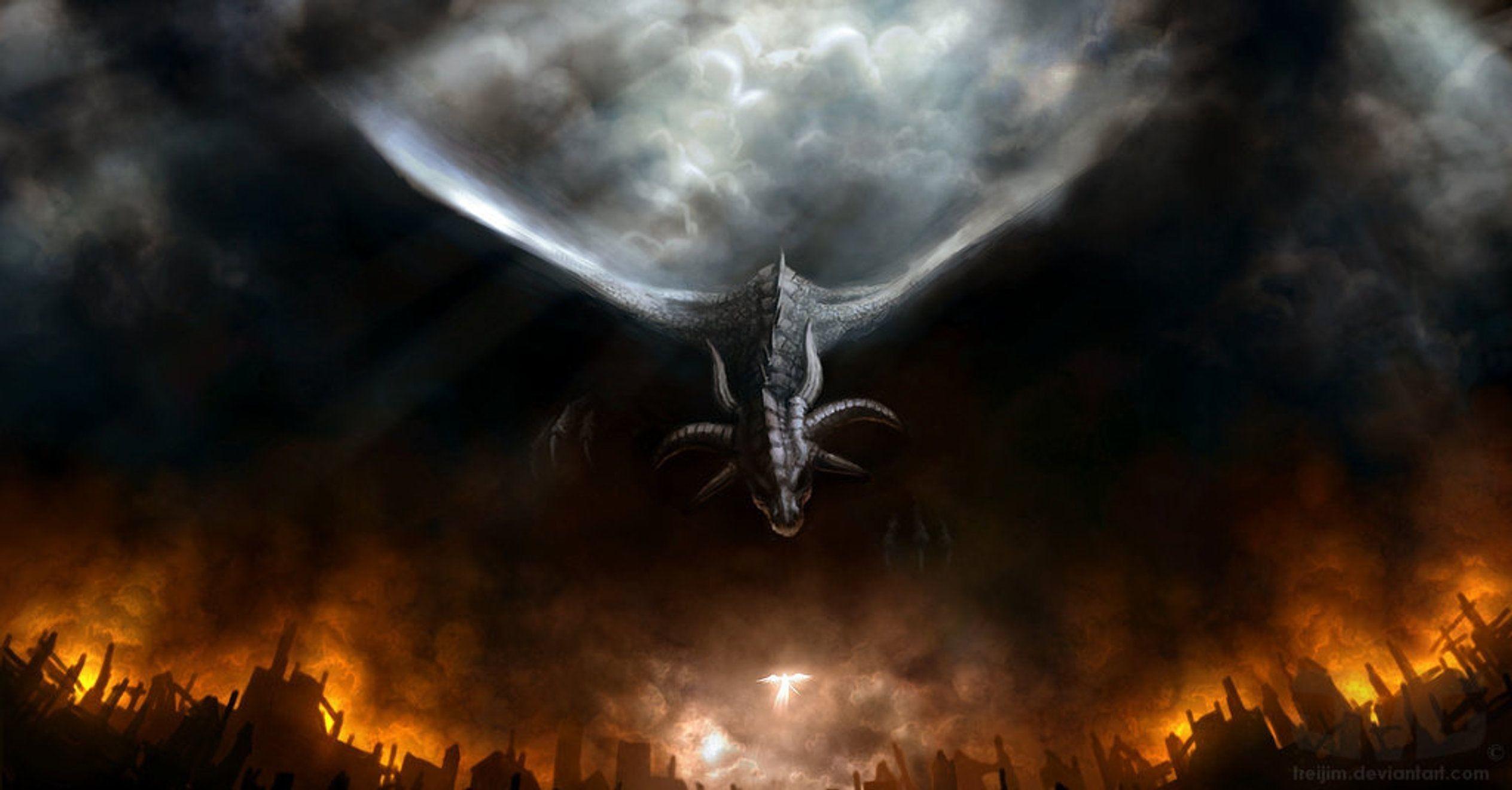 Epic dragons. Анкалагон черный. Анкалагон дракон. Черный дракон. Огромный дракон.